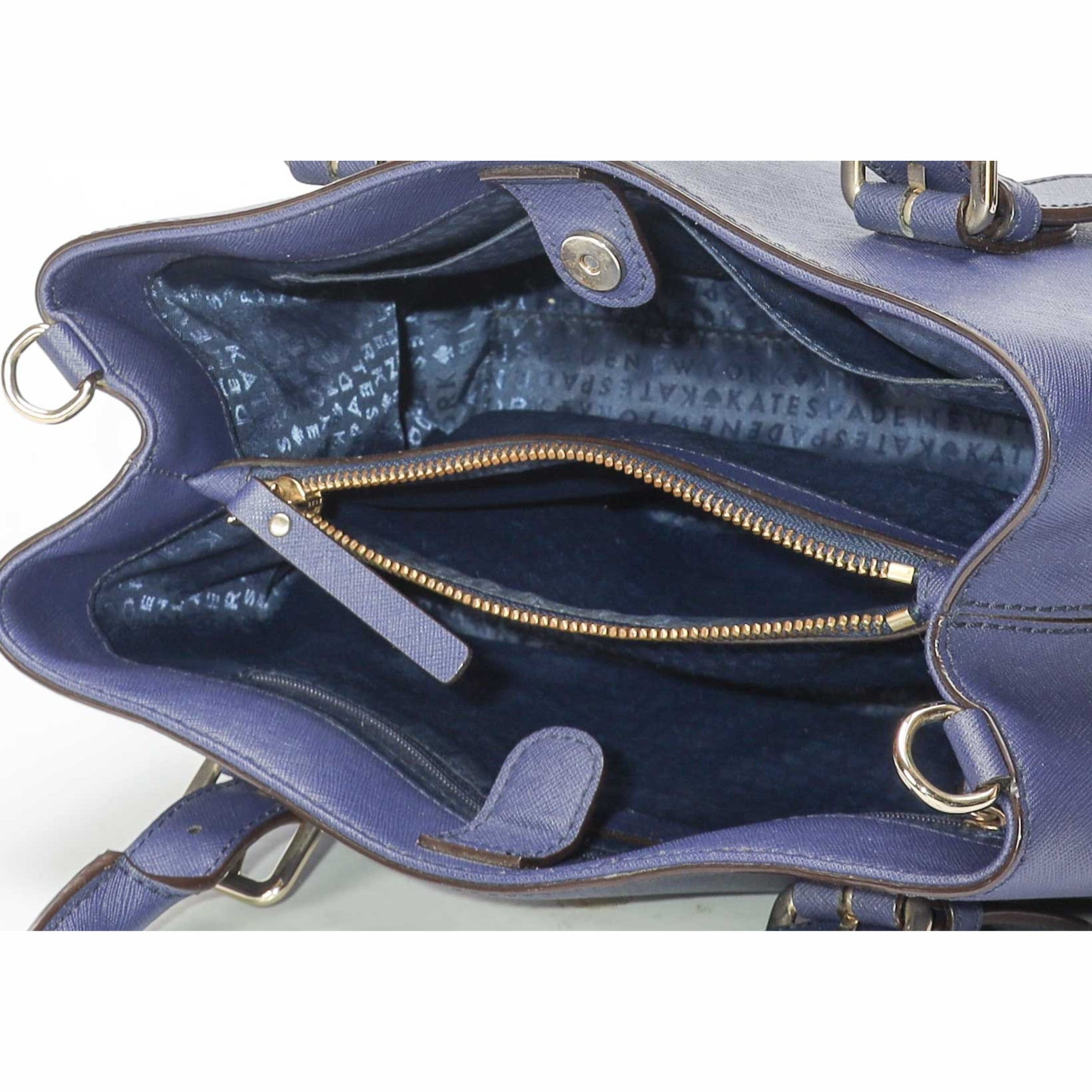 Kate Spade Cove Street Provence Navy Satchel