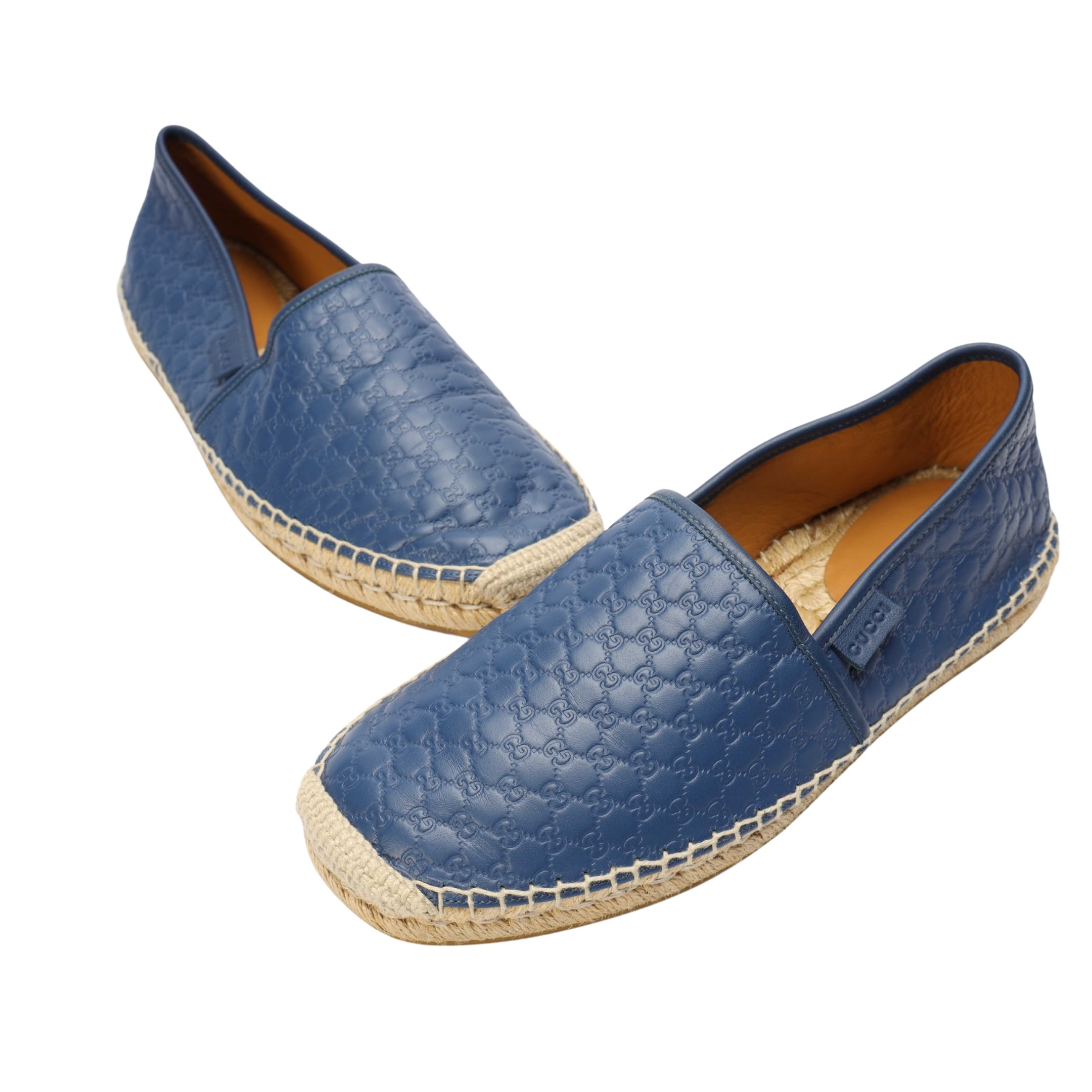 Gucci Blue Microguccissima Espadrilles