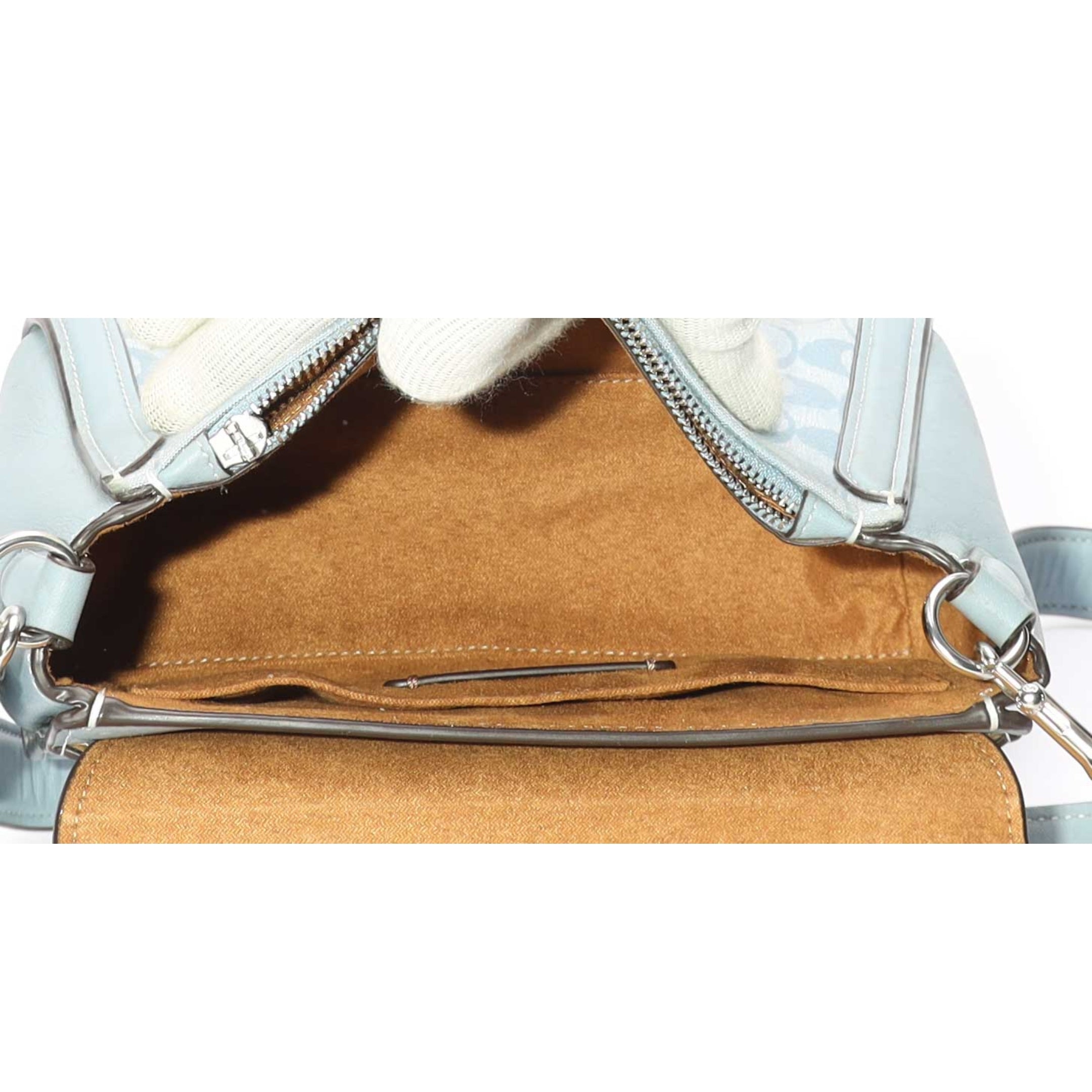 Coach Morgan Sky Blue Satchel Crossbody Bag
