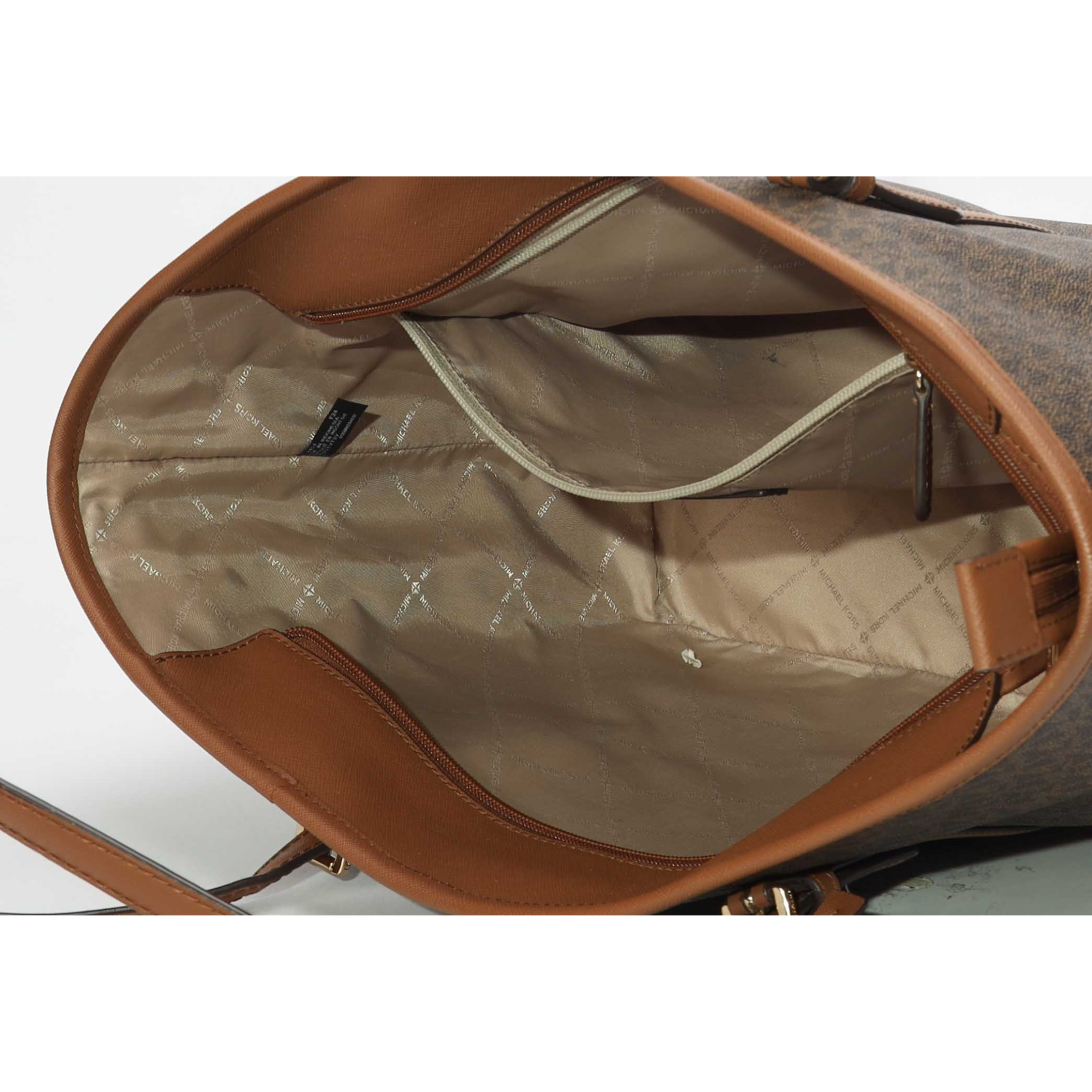 Michael Kors Brown Jet Set Travel Tote