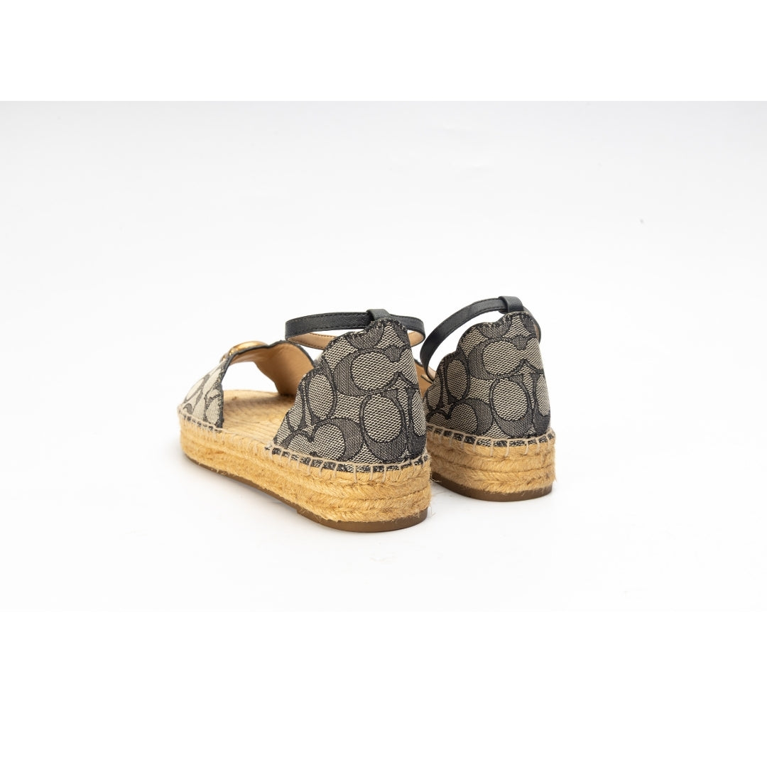 Coach Midnight Navy Dillon Logo Espadrilles