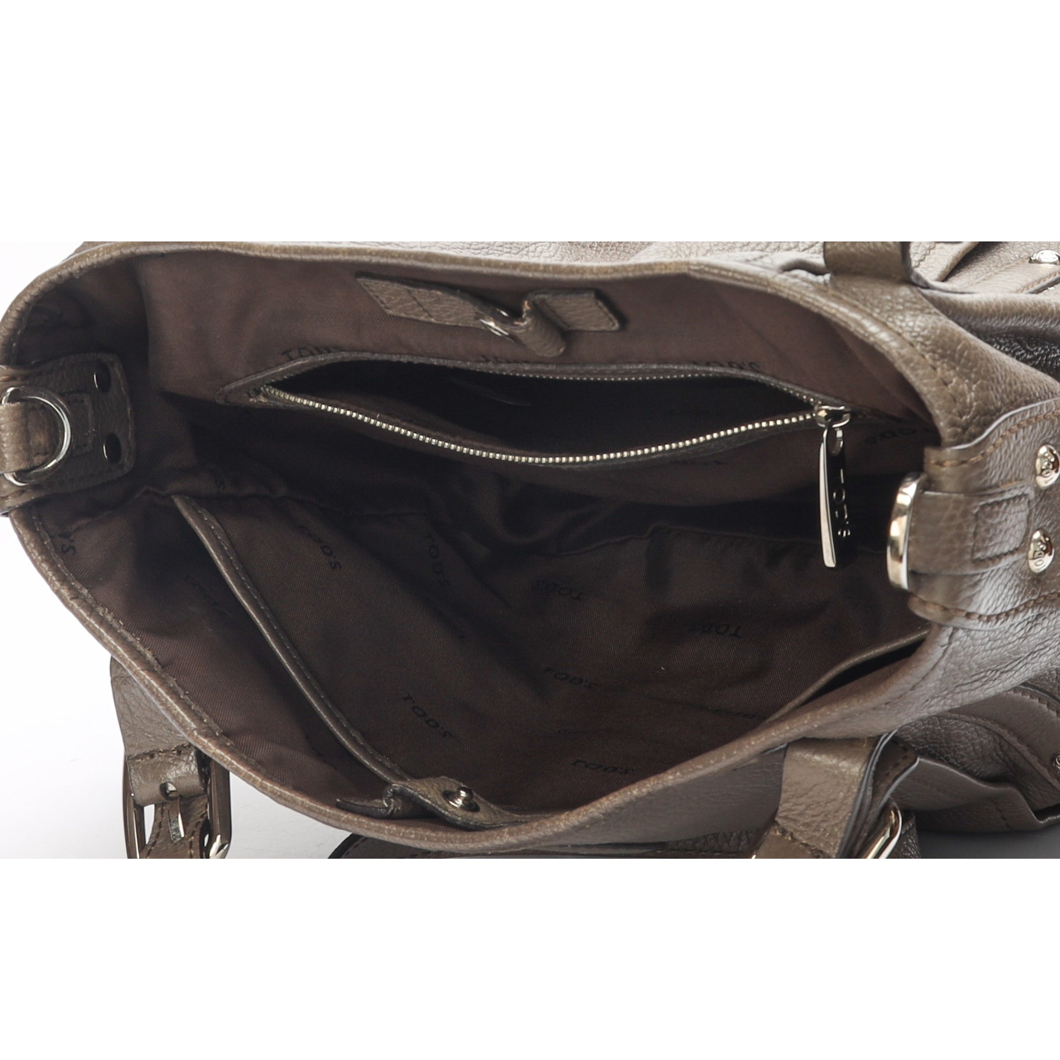 Tod's Grey G-Line Easy Sacca Tote