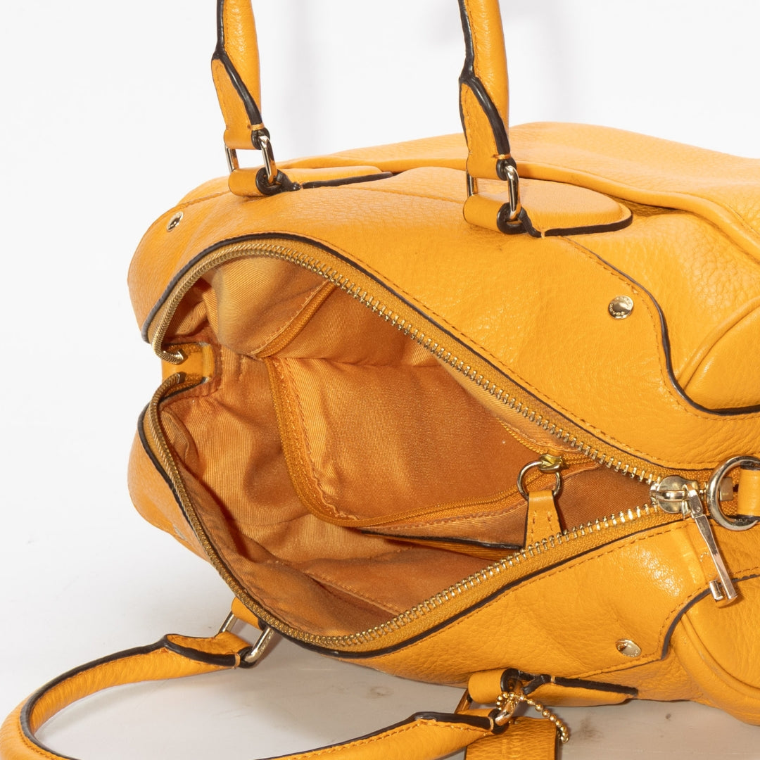 Coach Mustard Yellow Bennett Satchel