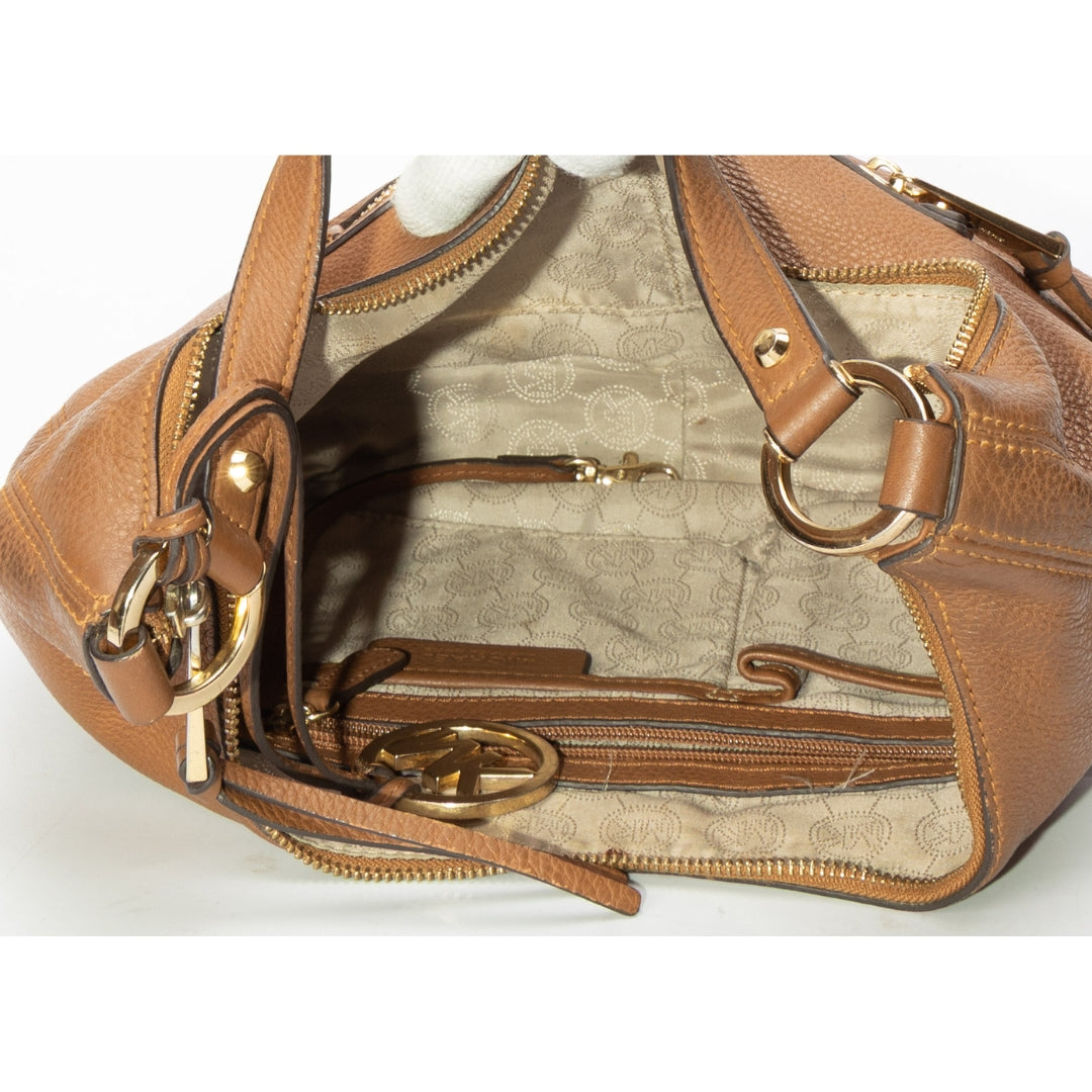 Michael Kors Rhea Brown Hobo Bag