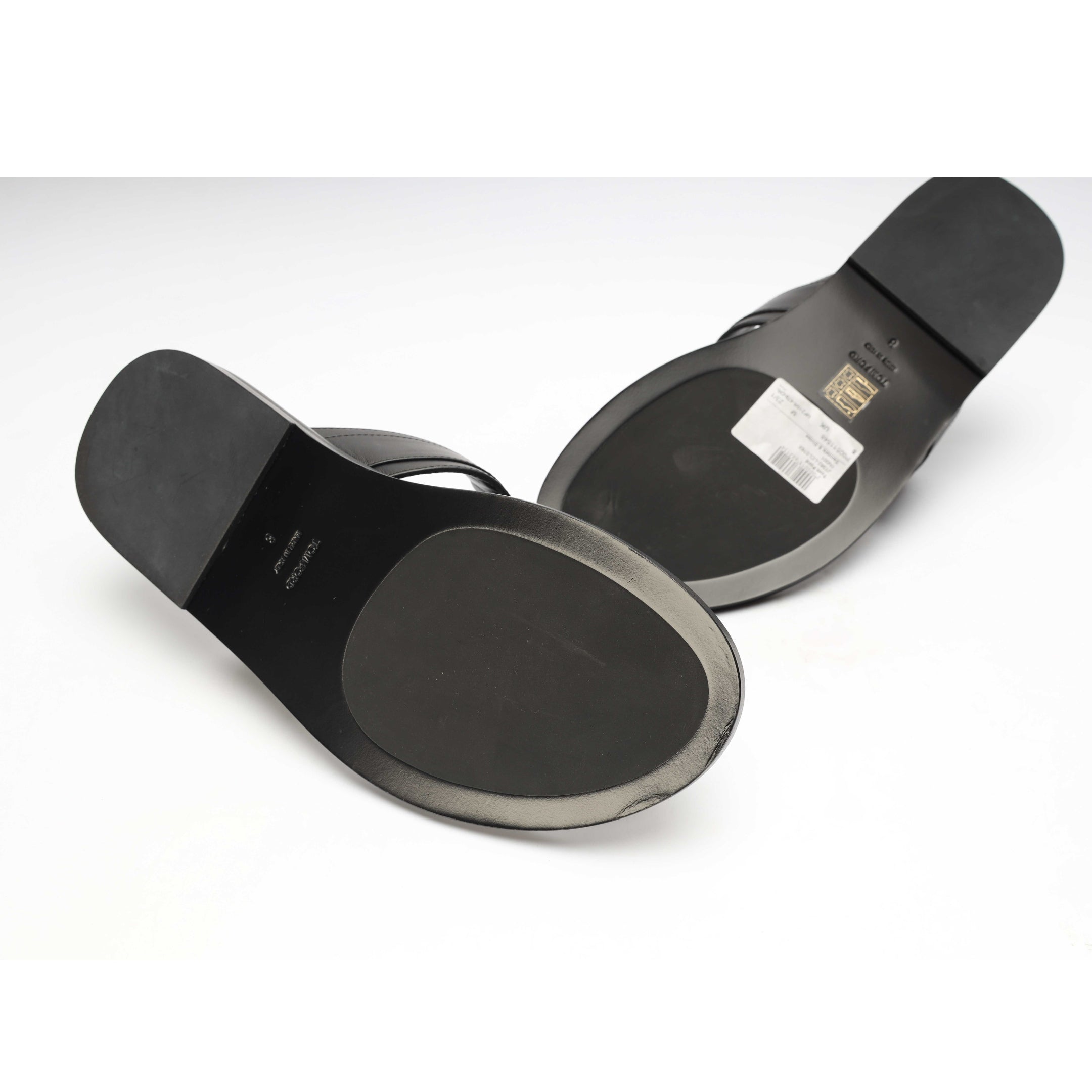 Tom Ford Brighton Black Thong Sandals