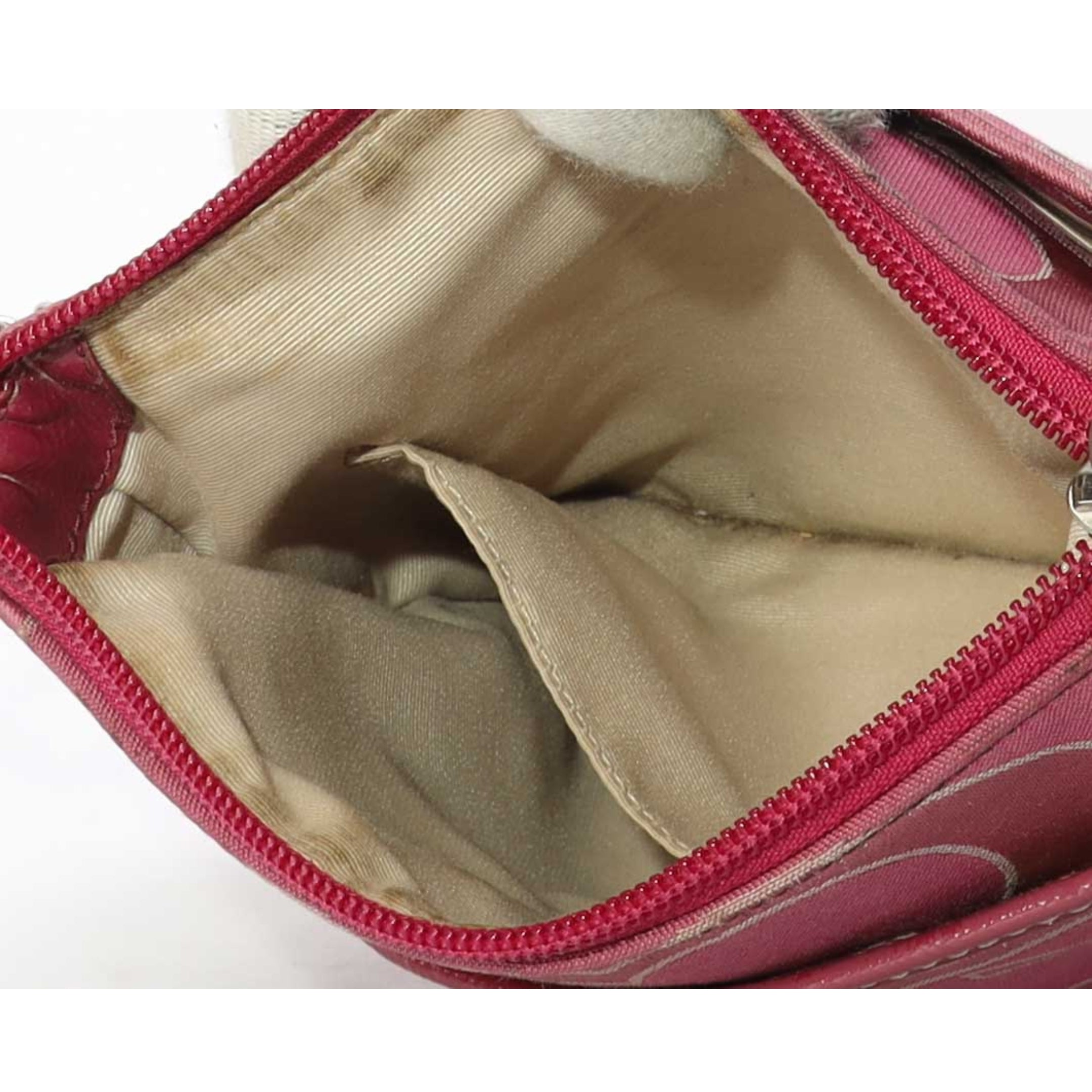 Coach Pink File Crossbody Bag