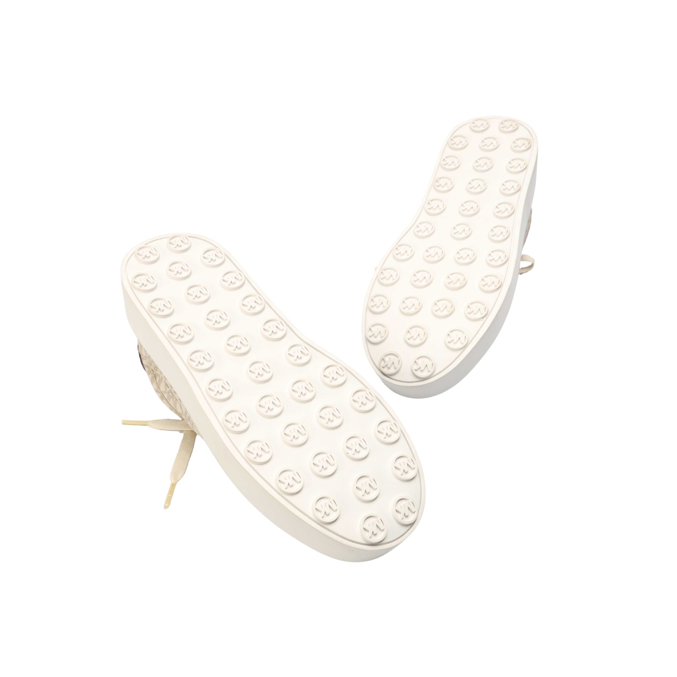 Michael Kors Romey Two-Tone Logo Platform Sneaker