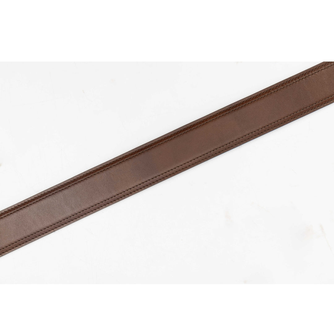 Salvatore Ferragamo Brown Leather Gancio Buckle Belt