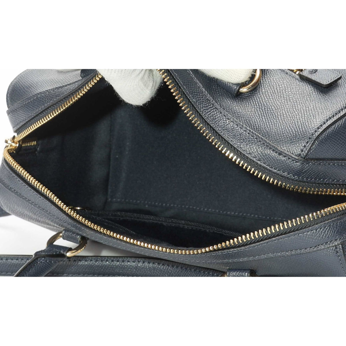 Coach Rowan Navy Satchel