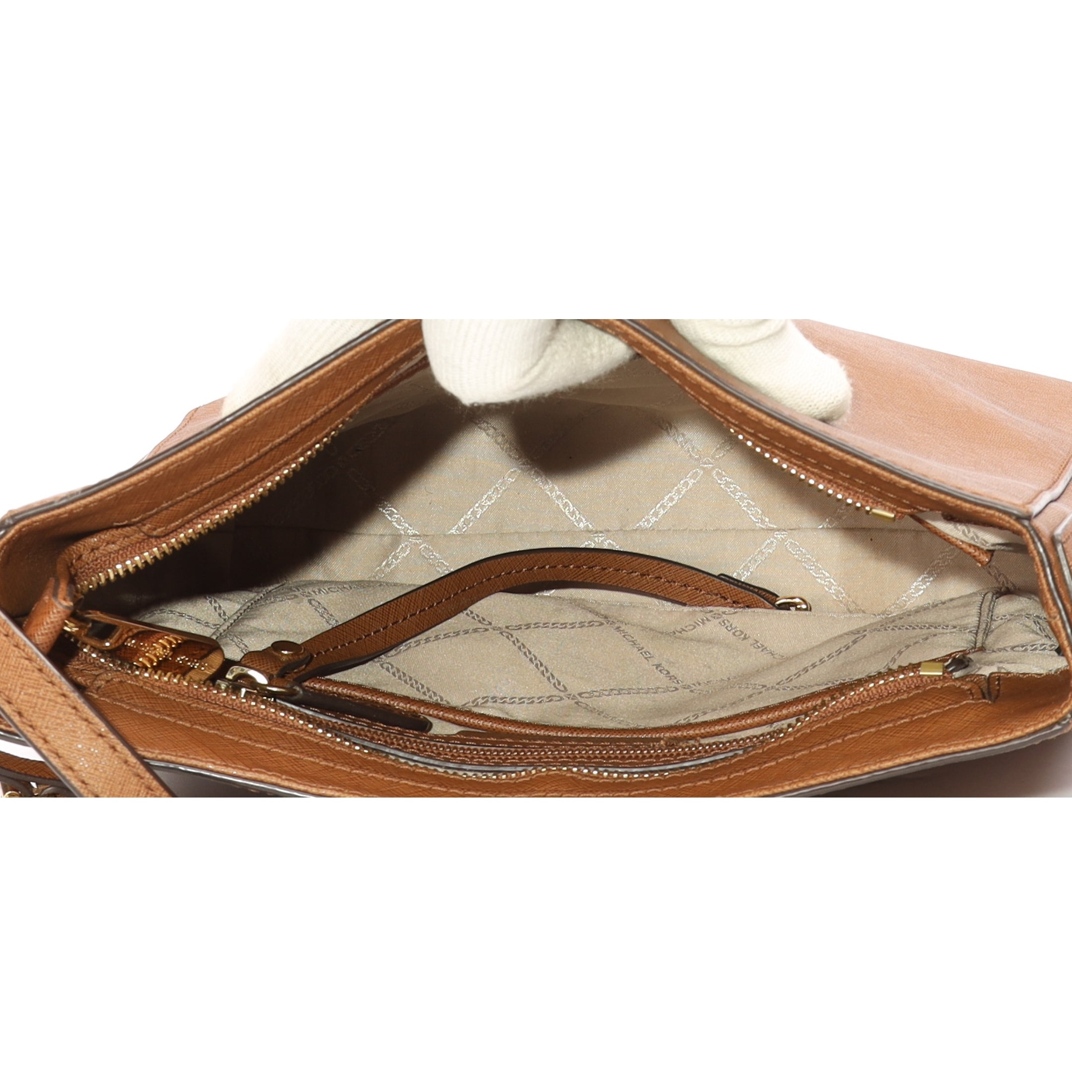 Michael Kors Tan Jet Set Travel Small Messenger Bag