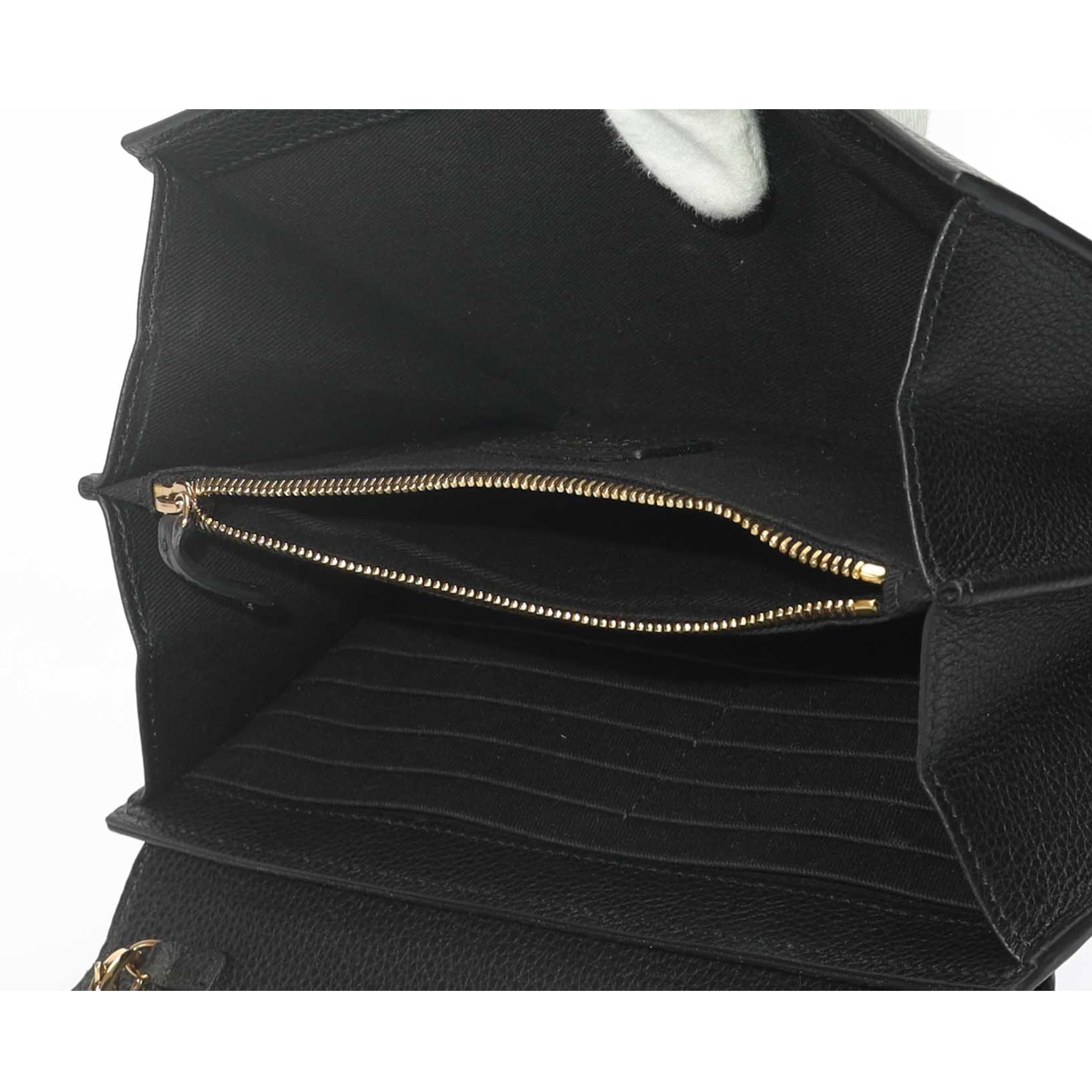 Versace Black Virtus Clutch Crossbody Bag