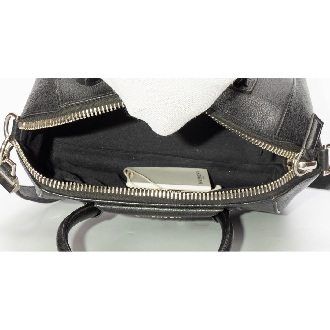 Givenchy Black Leather Antigona Satchel