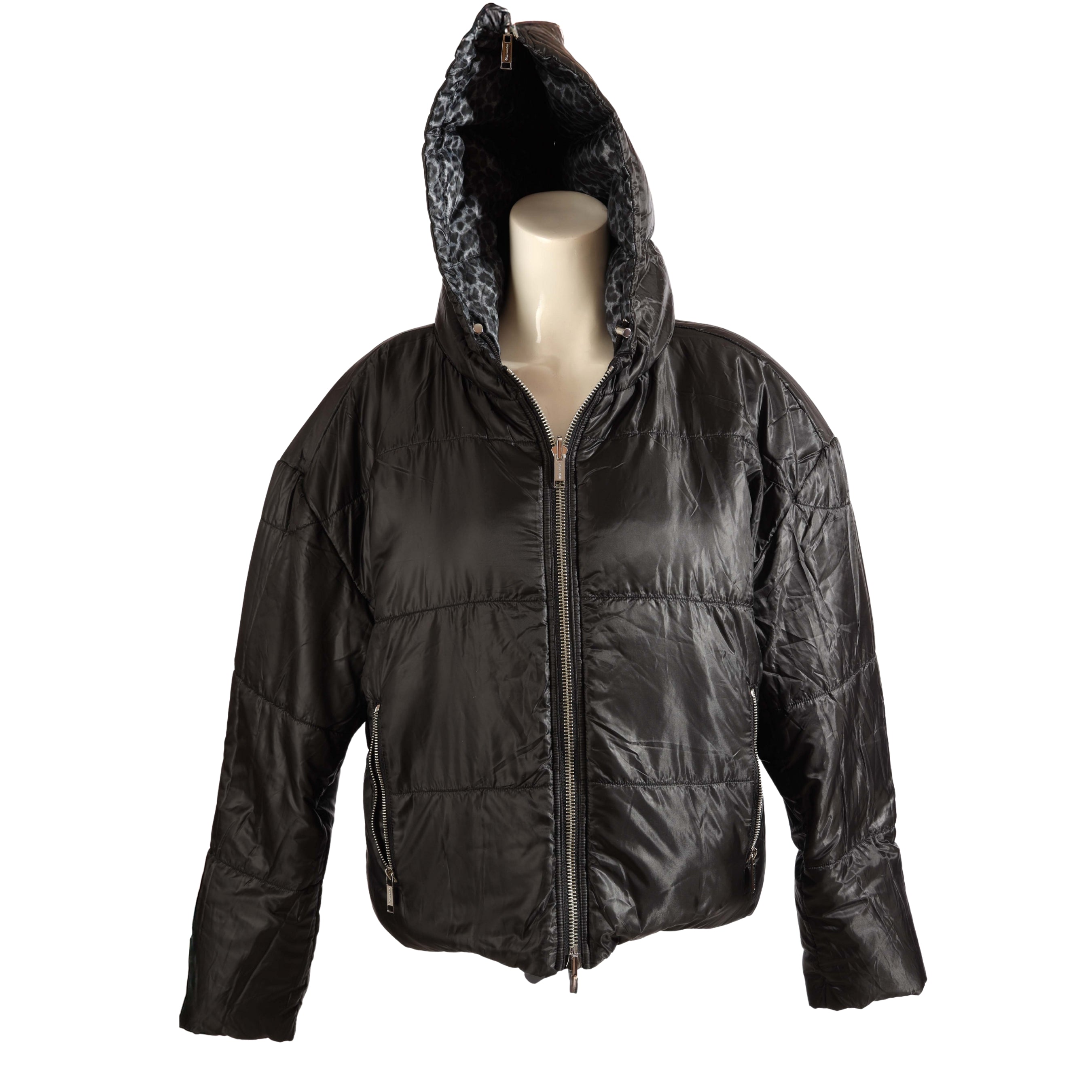 Michael Kors Quilted Reversible Hooded Puffer Jacket