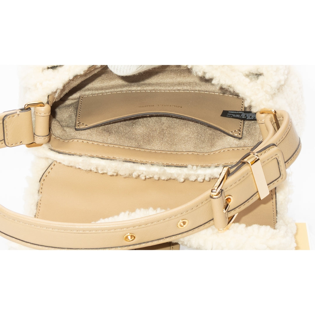 Michael Kors Colby Extra-Small Shearling Shoulder Bag