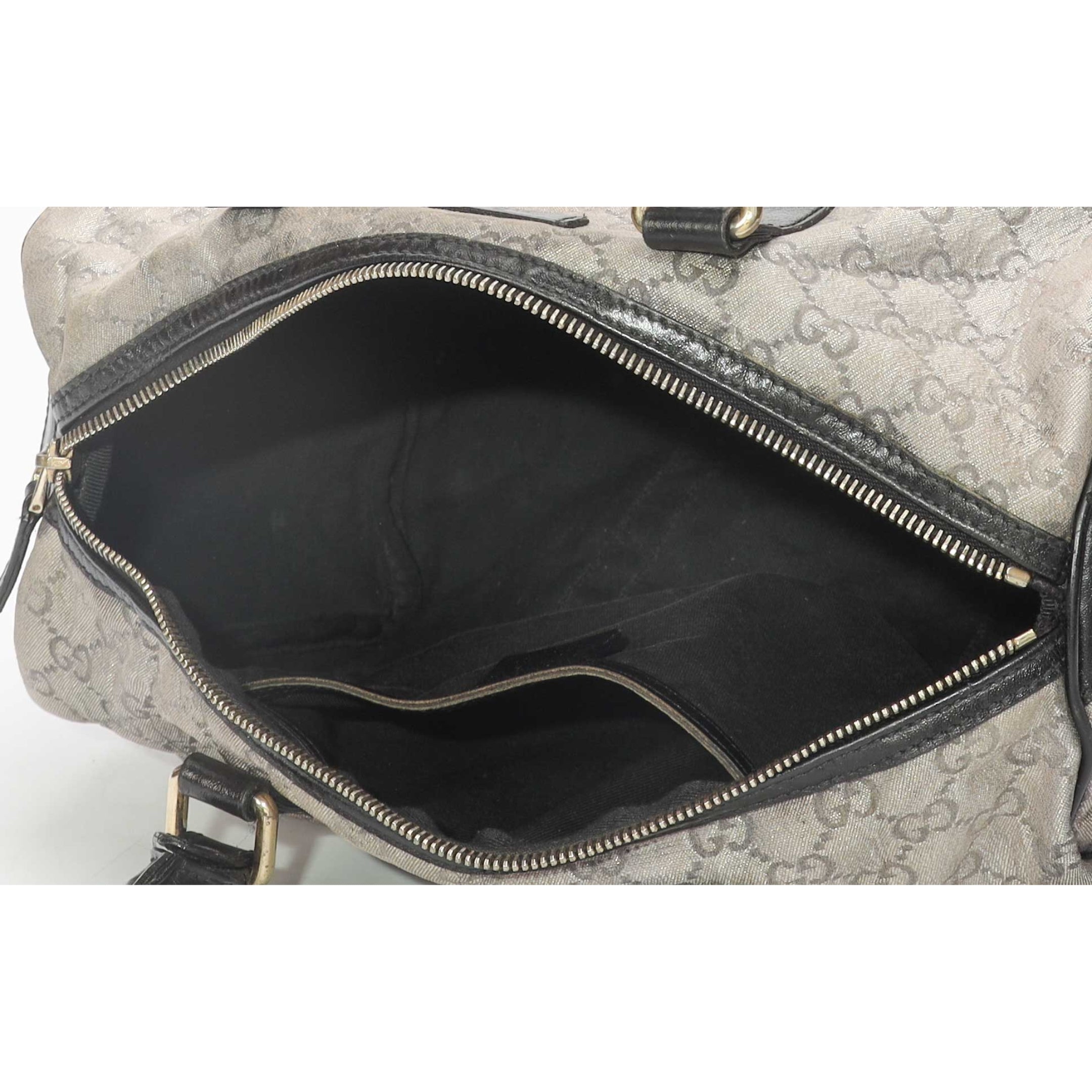 Gucci Grey GG Joy Boston Bag