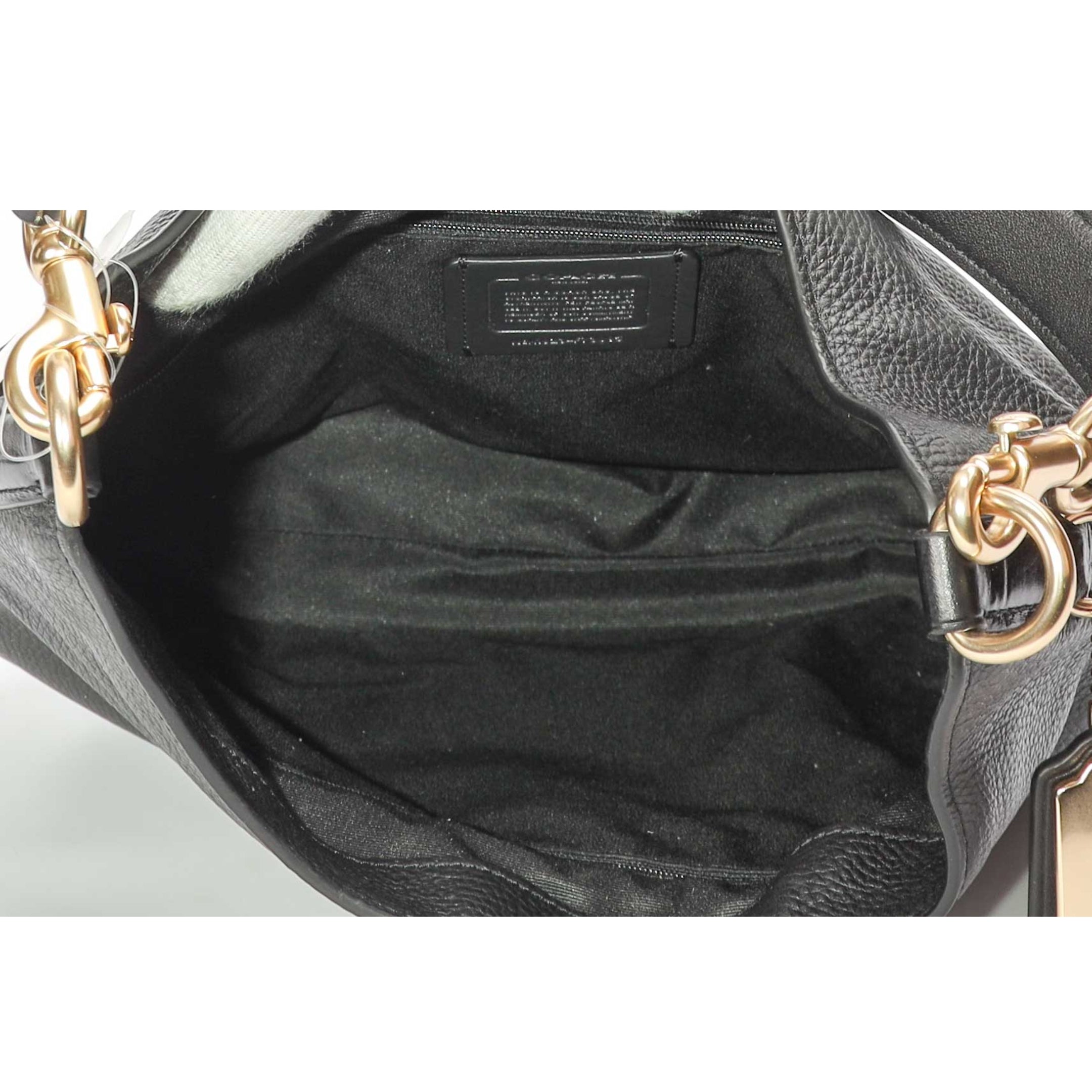 Coach Black Amber Hobo Bag