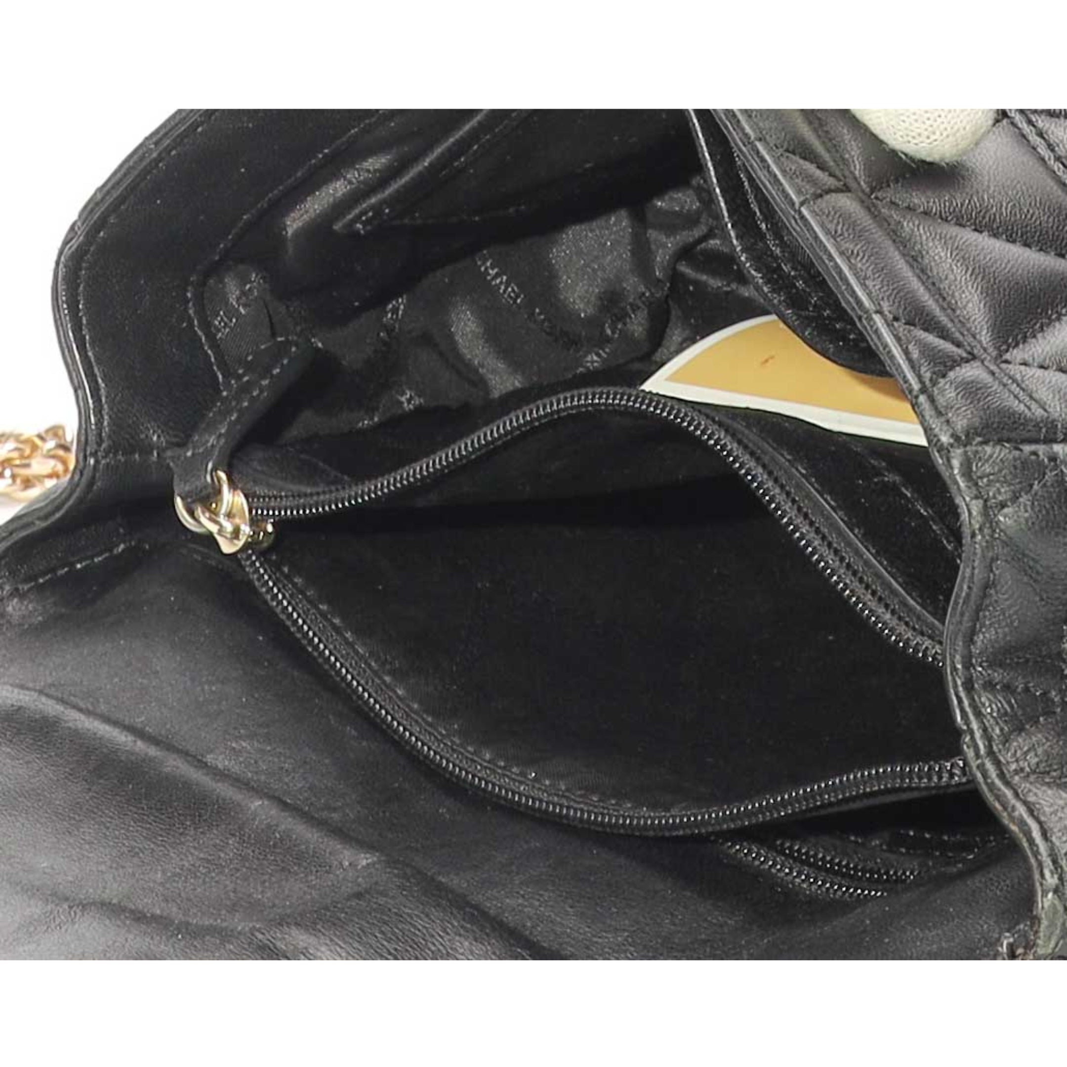 Michael Kors Black Quilted Sling