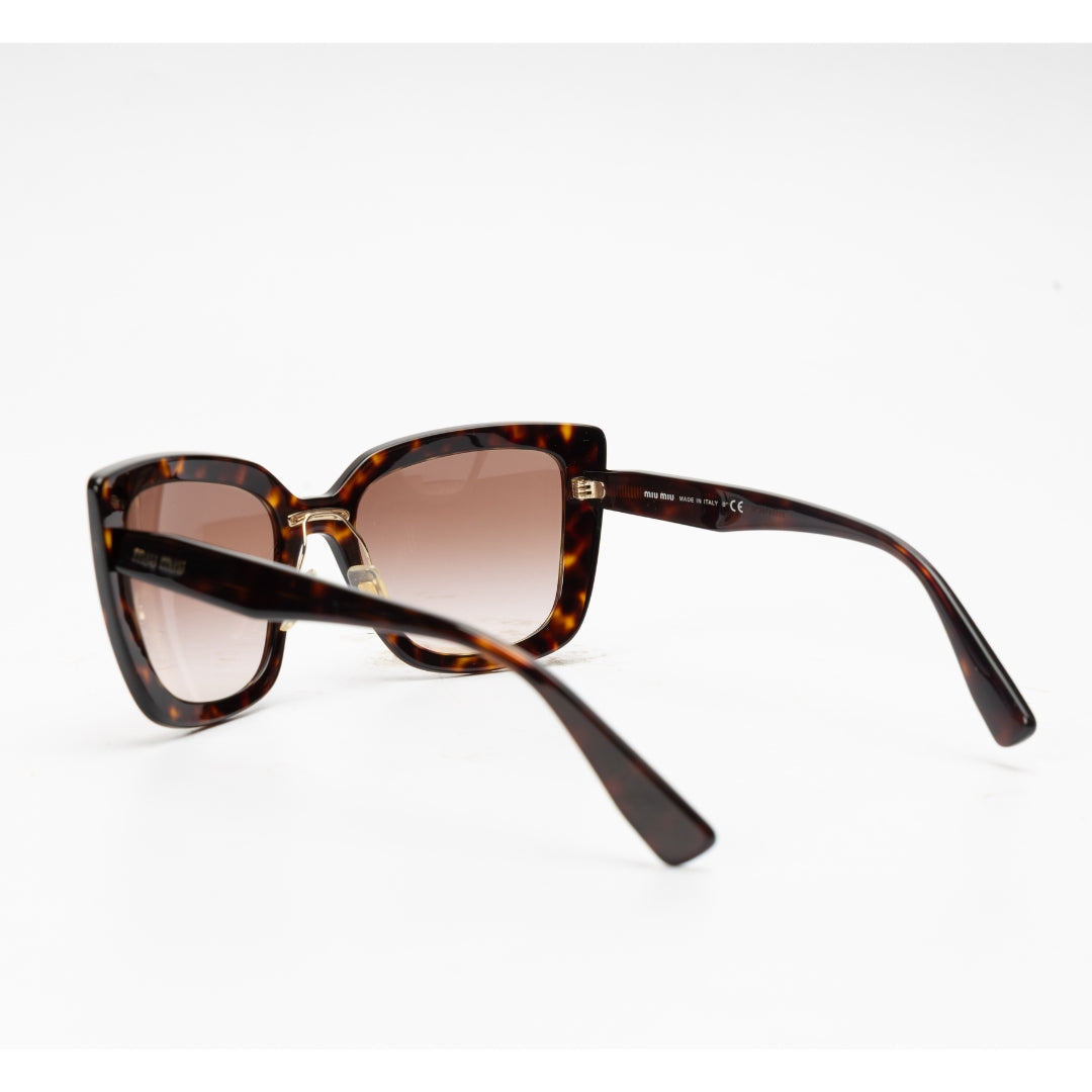 Miu Miu Women Brown Havana Sunglasses