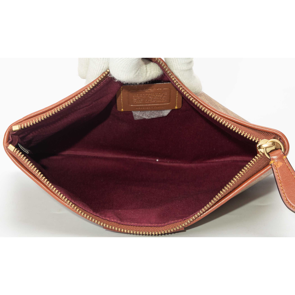 Coach Signature Logo Pouch