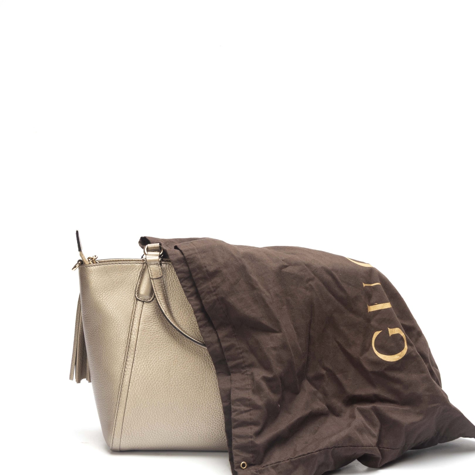 Gucci Metallic Soho Convertible Satchel