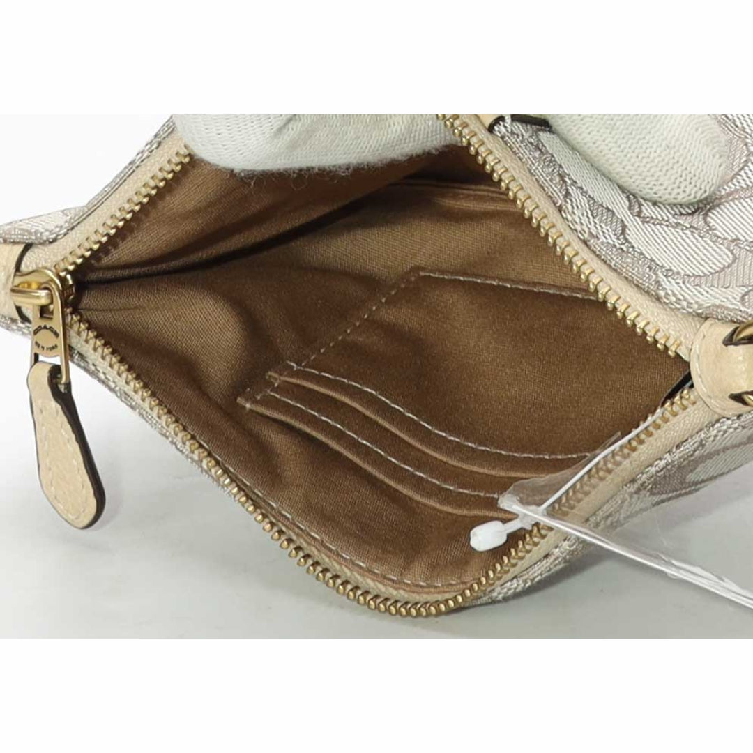 Coach Signature Jacquard Wristlet