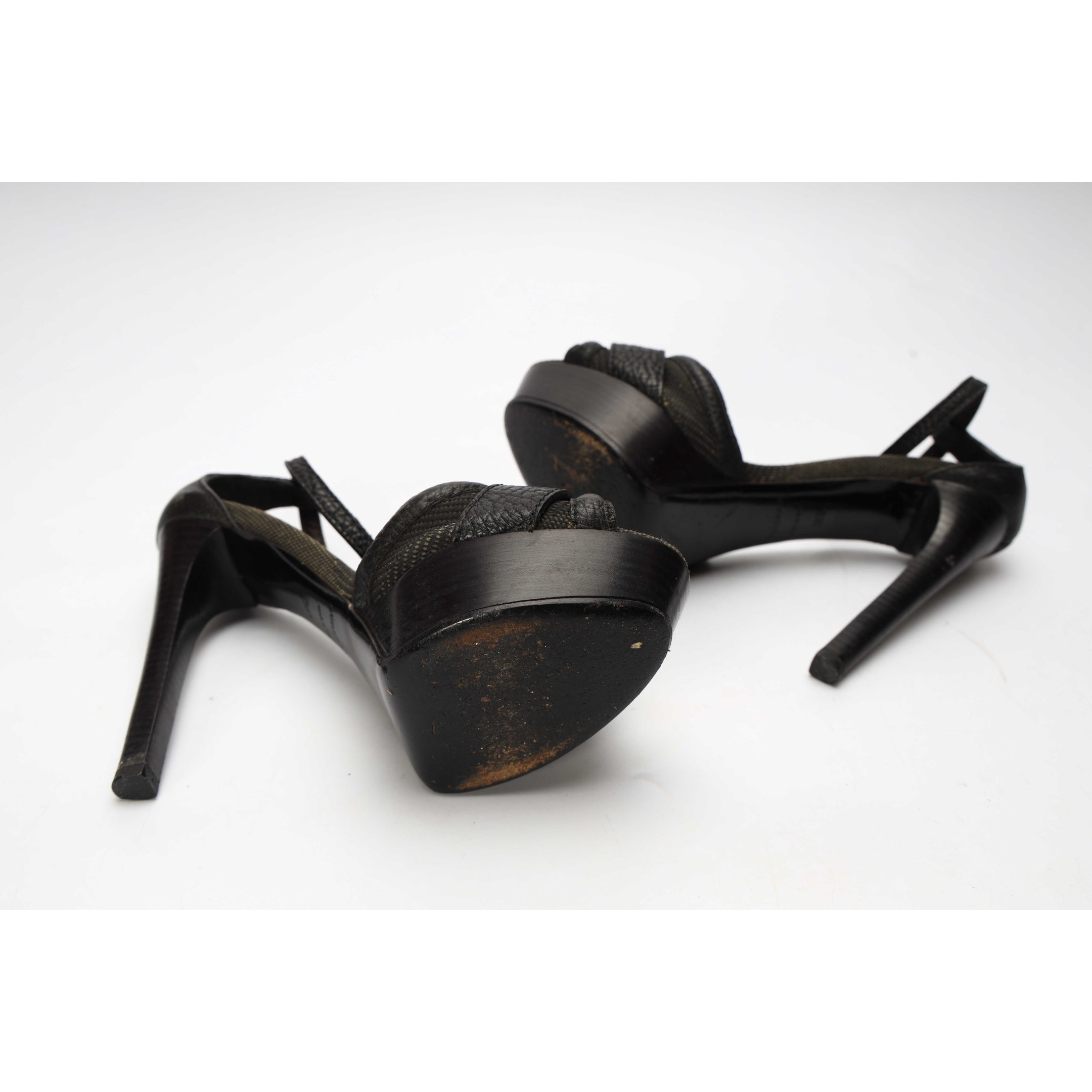 Burberry Platform Heeled Sandals