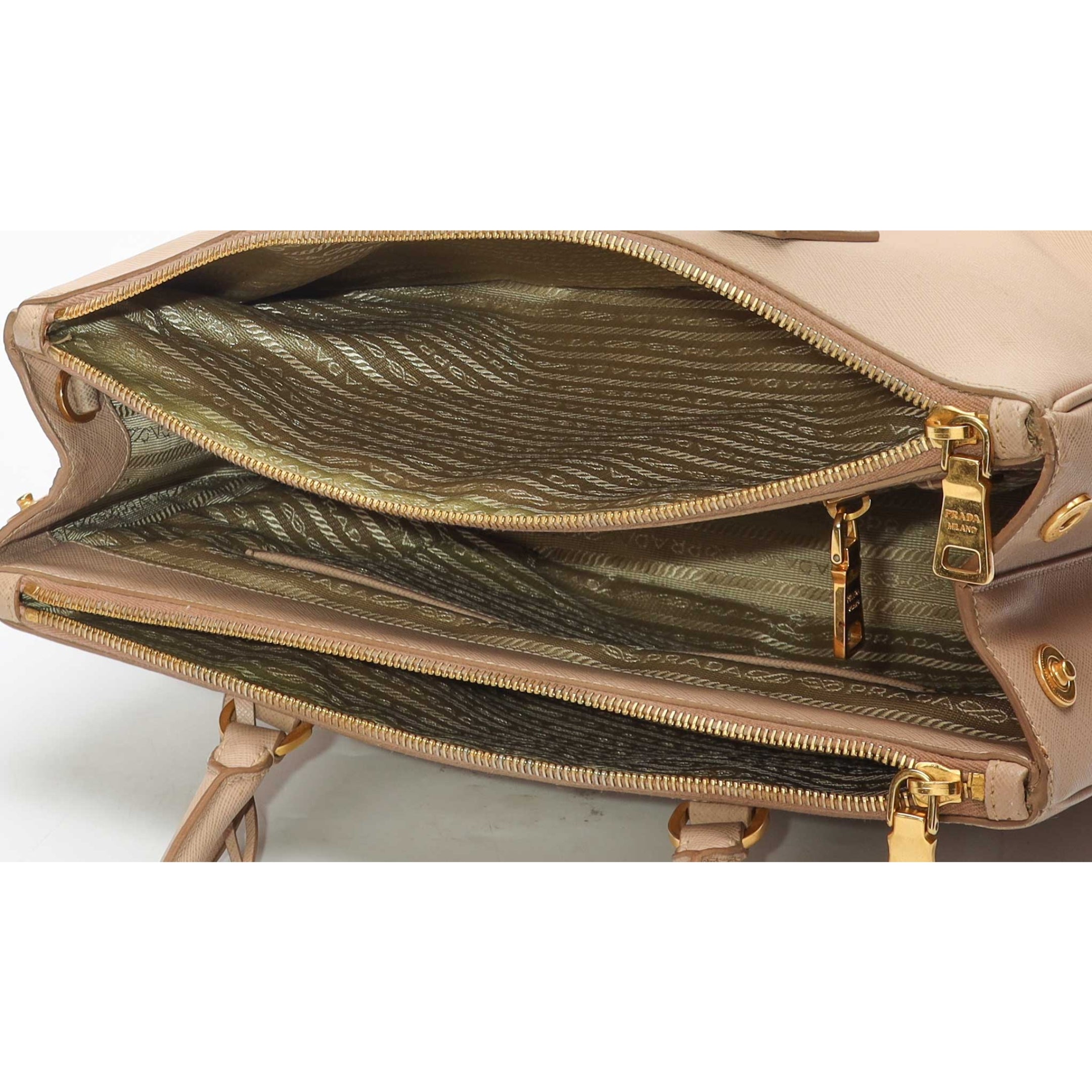 Prada Galleria Beige Convertible Satchel