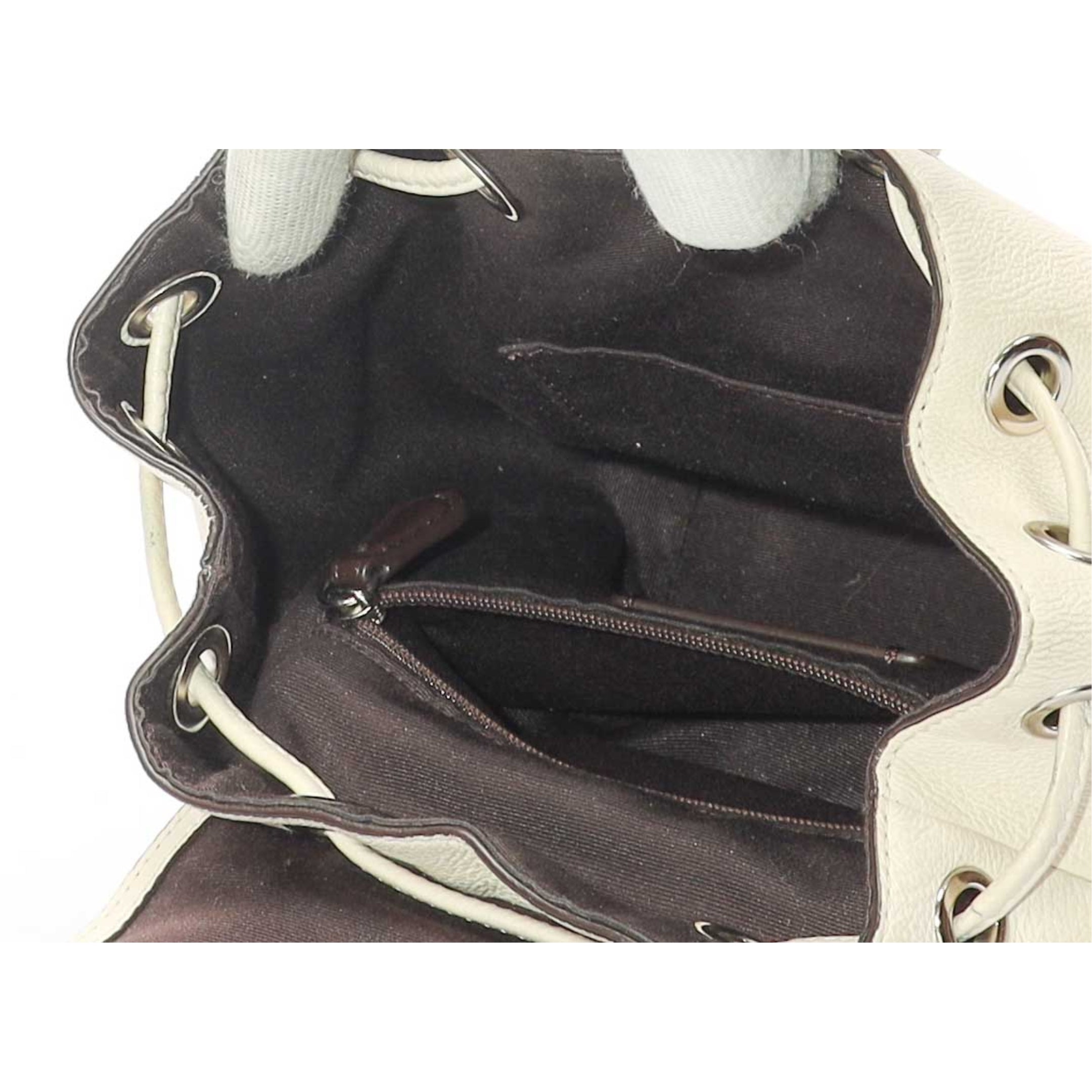 Coach White Billie Backpack