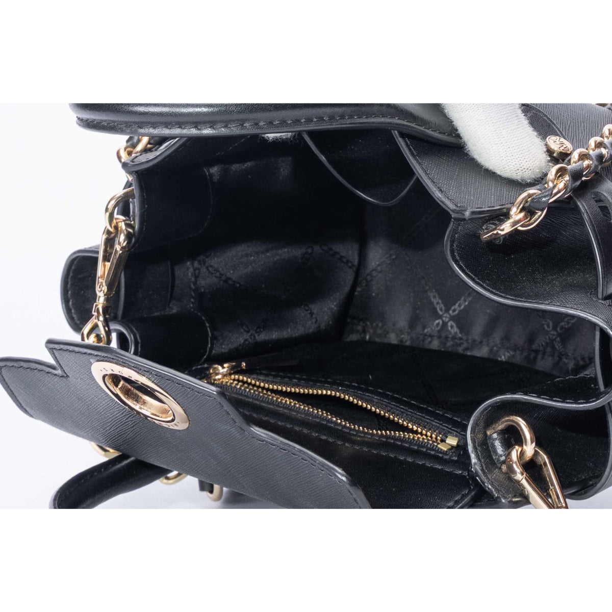 Michael Kors Carmen Black Crossbody Satchel