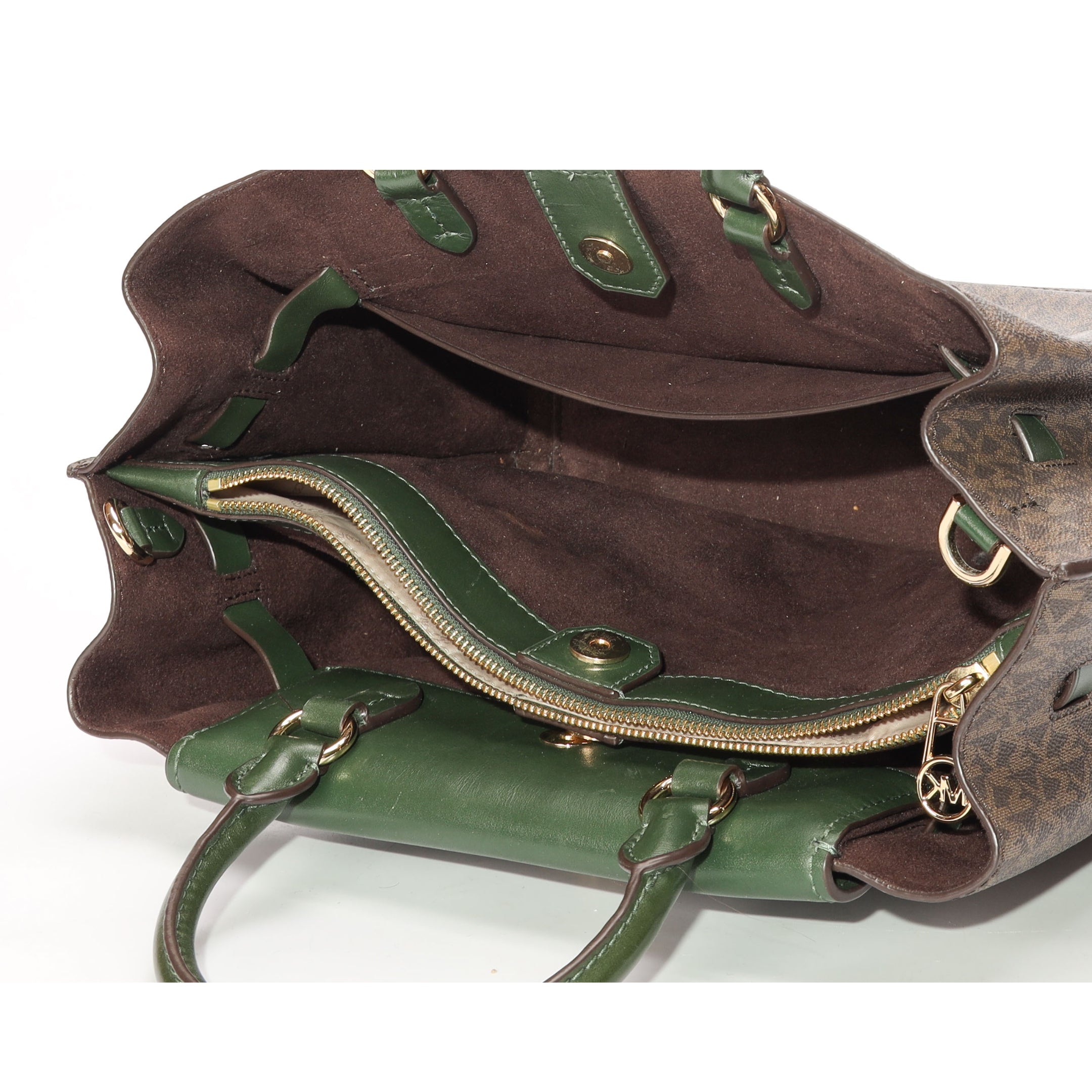 Michael Kors Hamilton Legacy Logo Belted Satchel