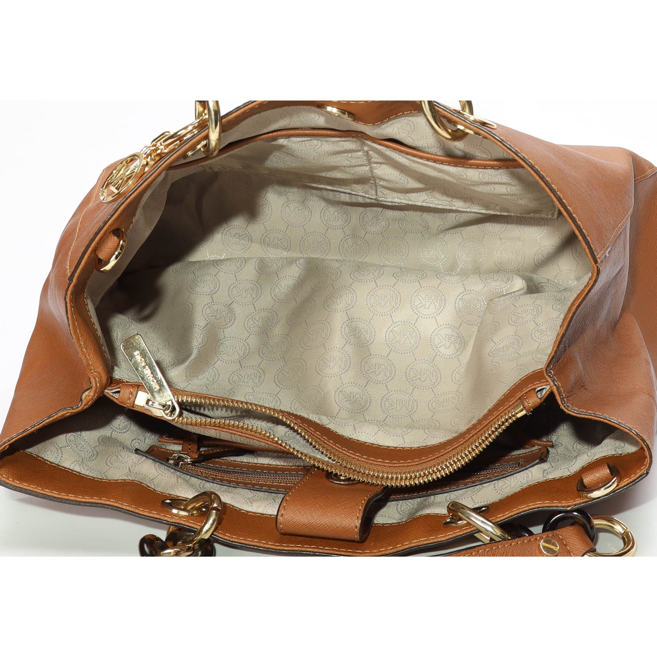 Michael Kors Cynthia Tan Convertible Satchel