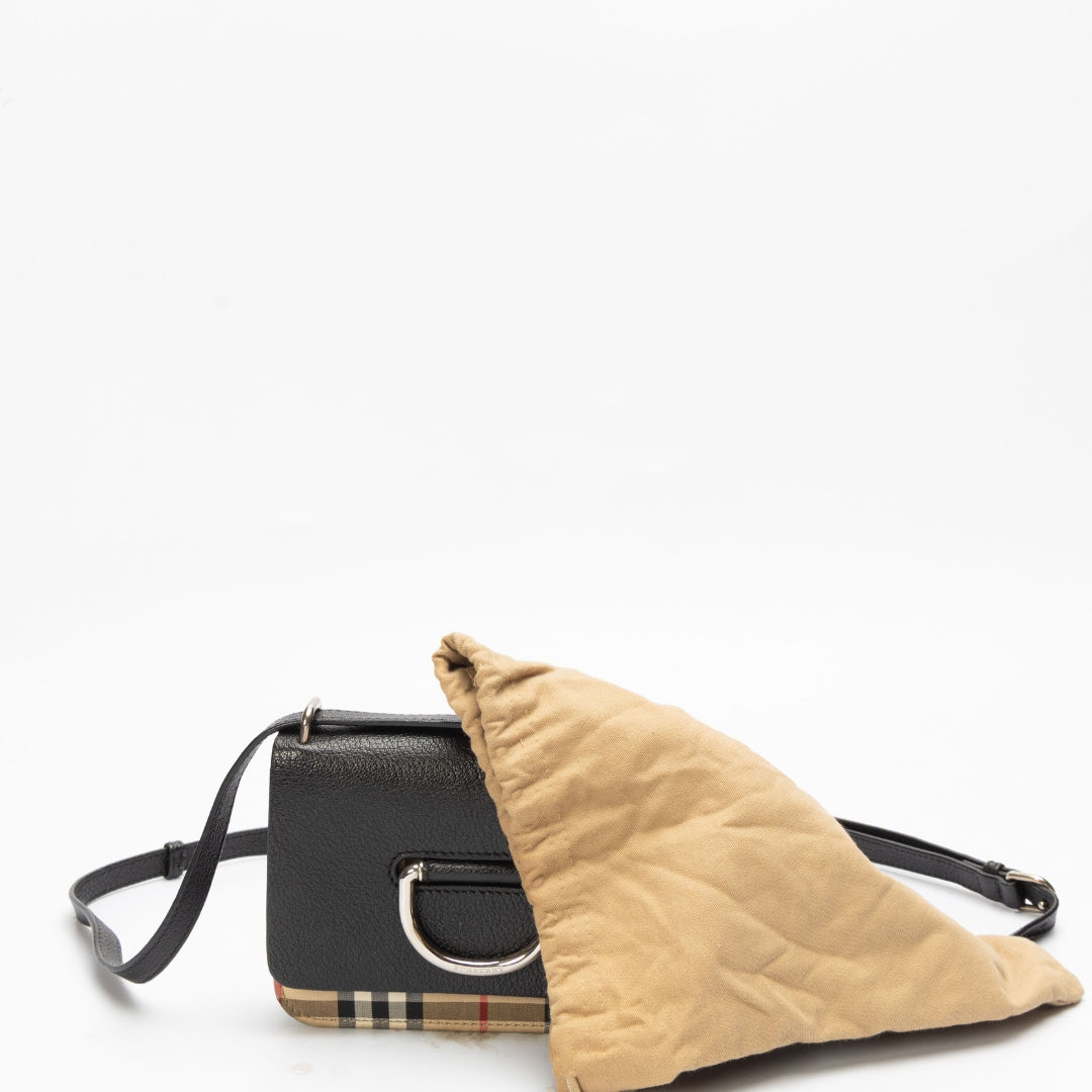 Burberry Vintage Check D-Ring Sling Bag