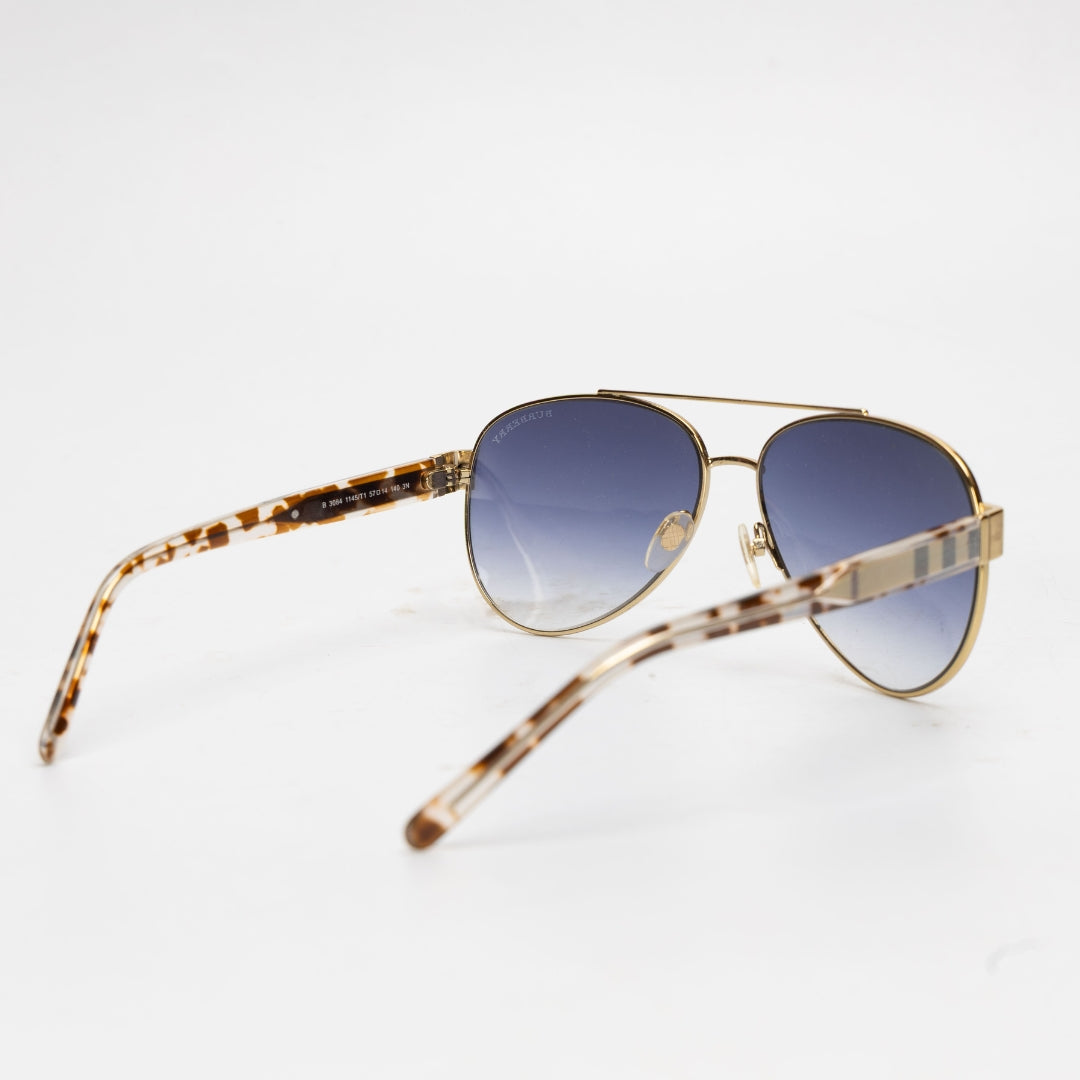 Burberry Blue Aviator Sunglasses for Women