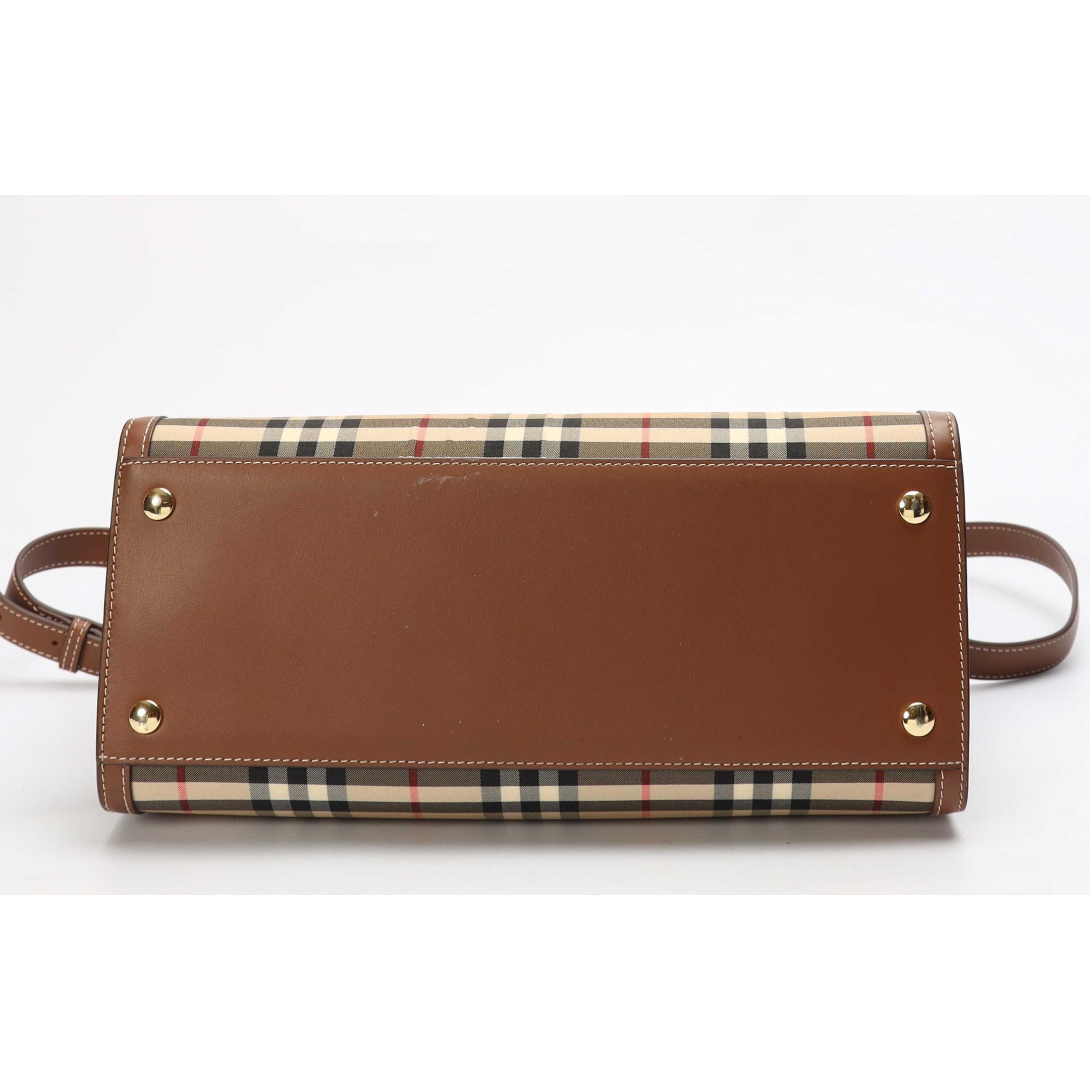 Burberry Archive Check Two Handle Satchel