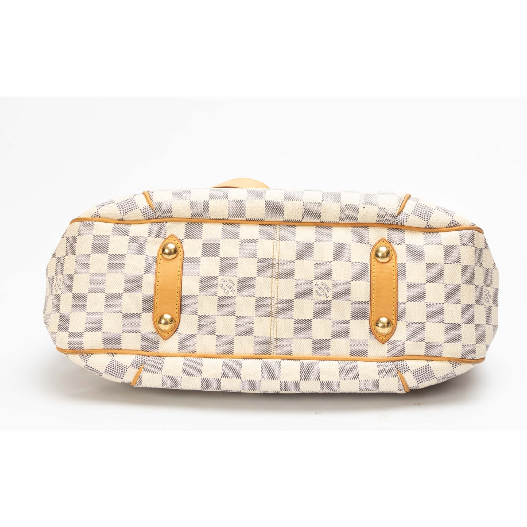 Louis Vuitton White Damier Azur Galliera GM Tote