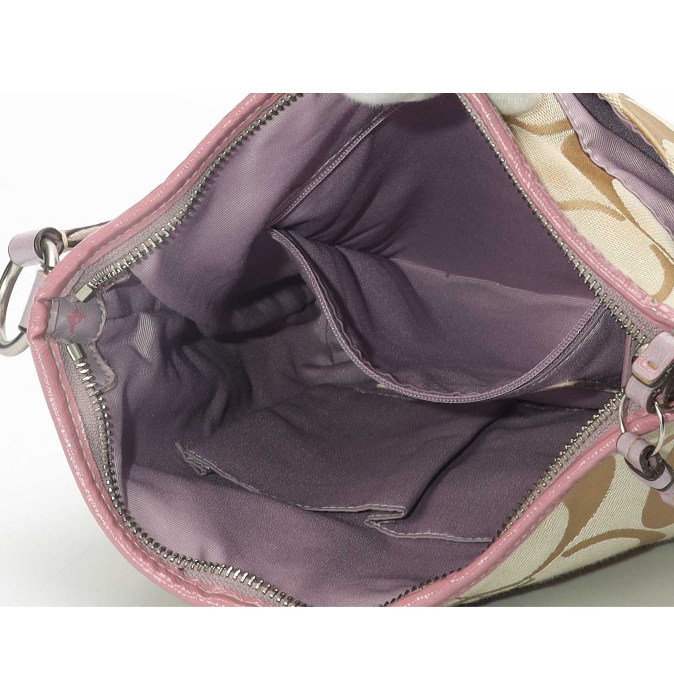 Coach Signature Canvas Stripe Crossbody Bag