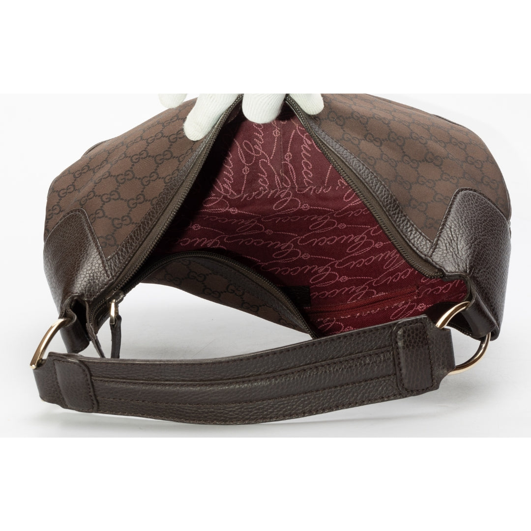 Gucci Guccissima Brown Hobo Bag