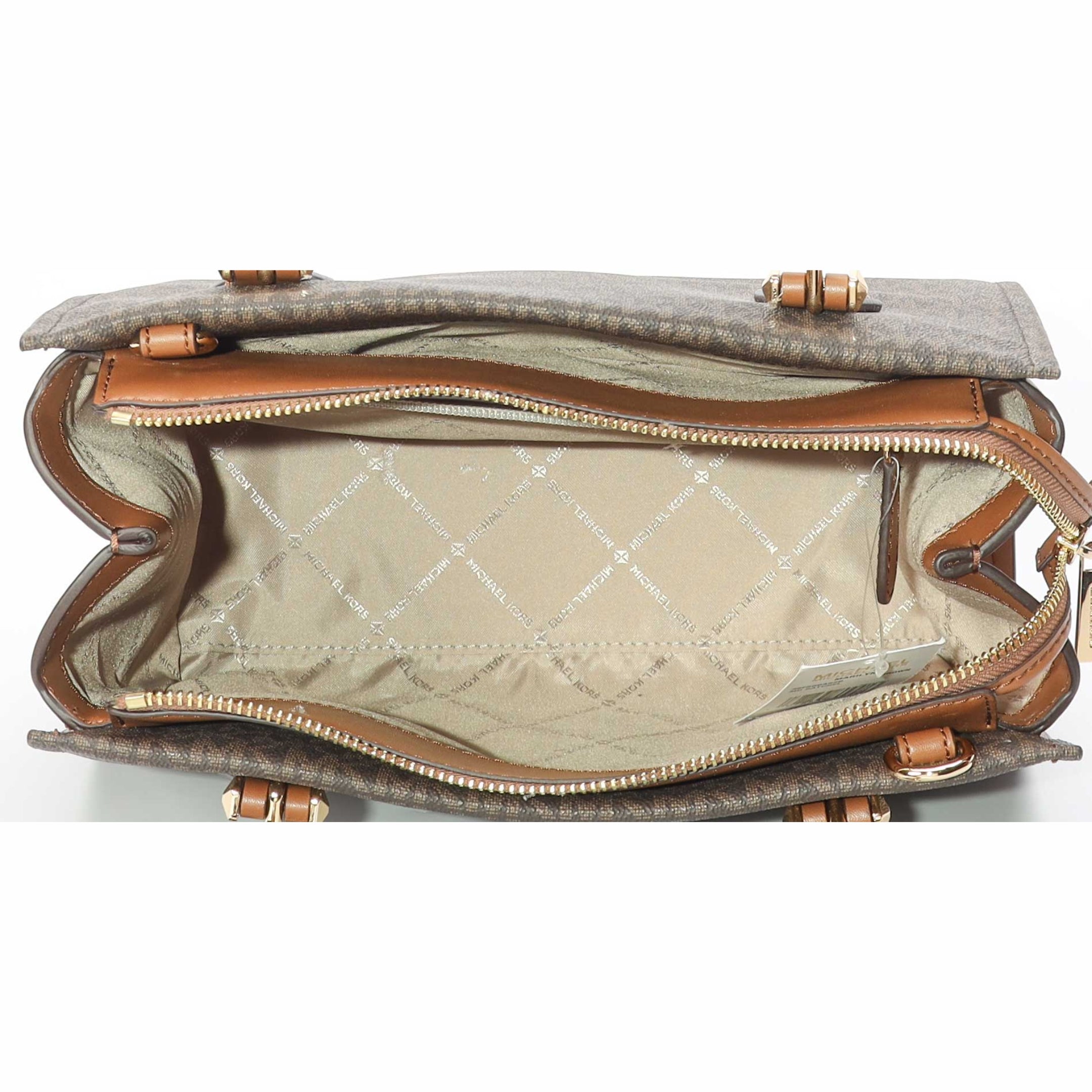 Michael Kors Marilyn Medium Signature Logo Convertible Satchel