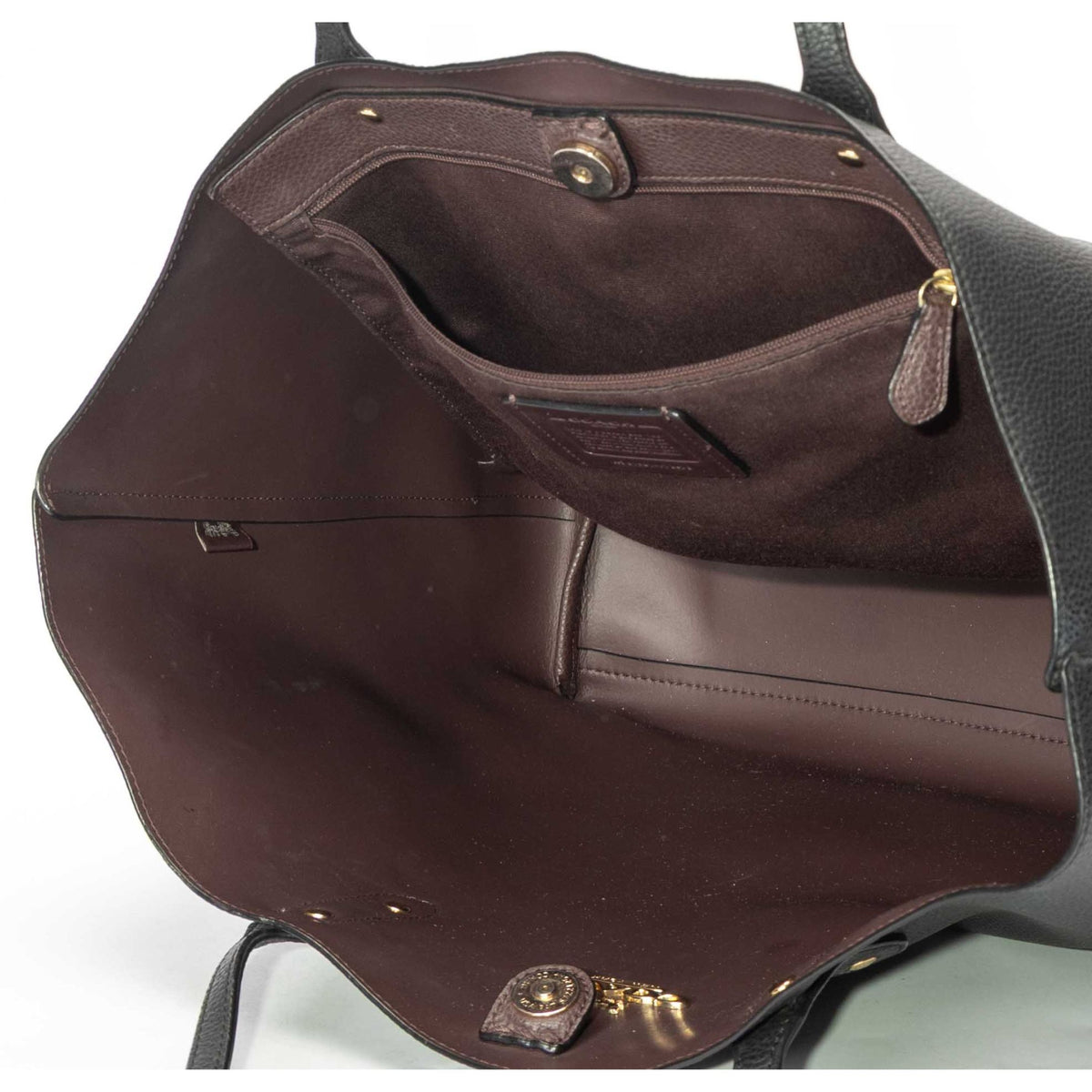 Coach Black Town Tote