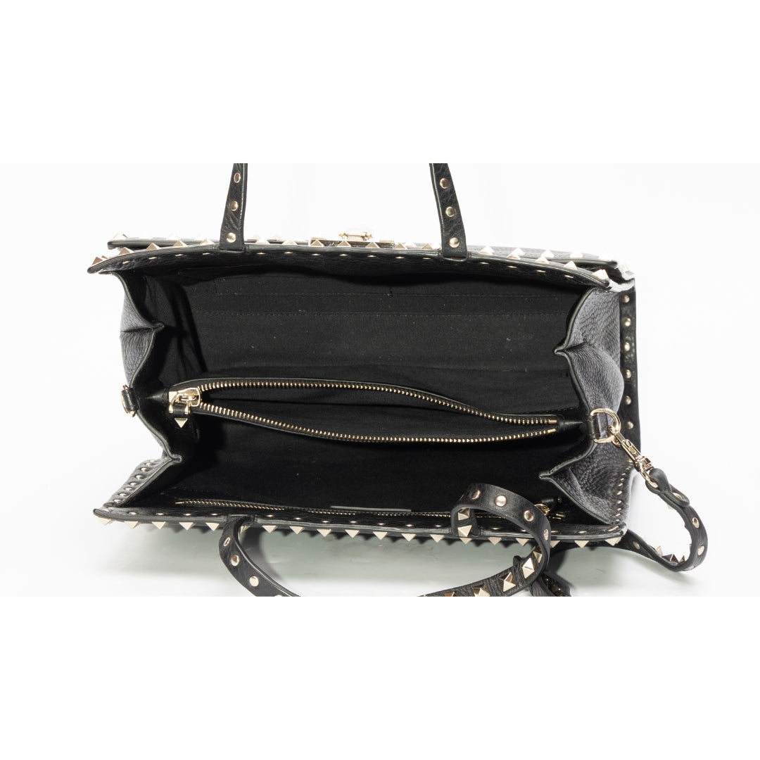 Valentino Garavani Rockstud Black Tote Bag