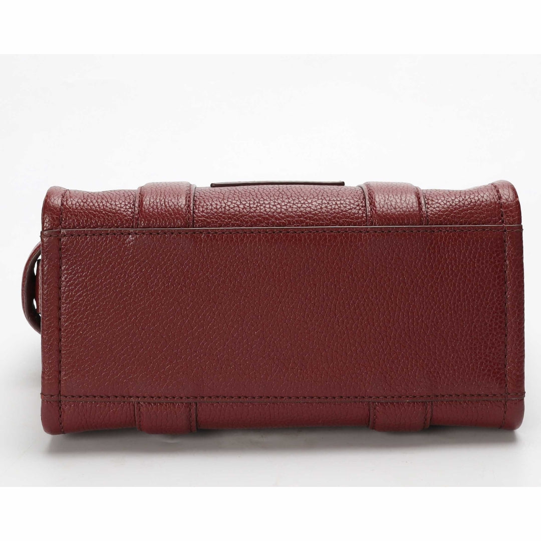 Marc Jacobs Maroon The Leather Small Tote