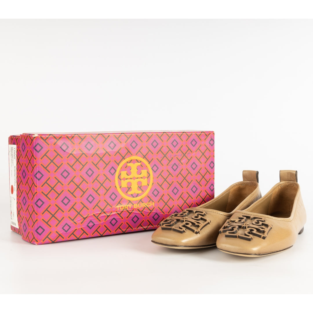 Tory Burch Ines Leather Ballet Flats