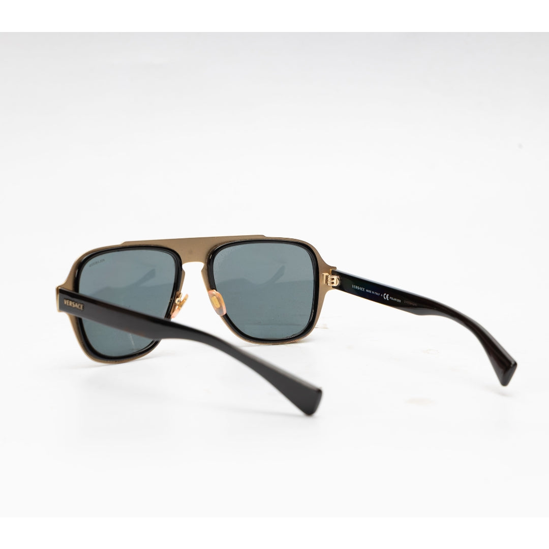 Versace Polarised Medusa Retro Charm Sunglasses