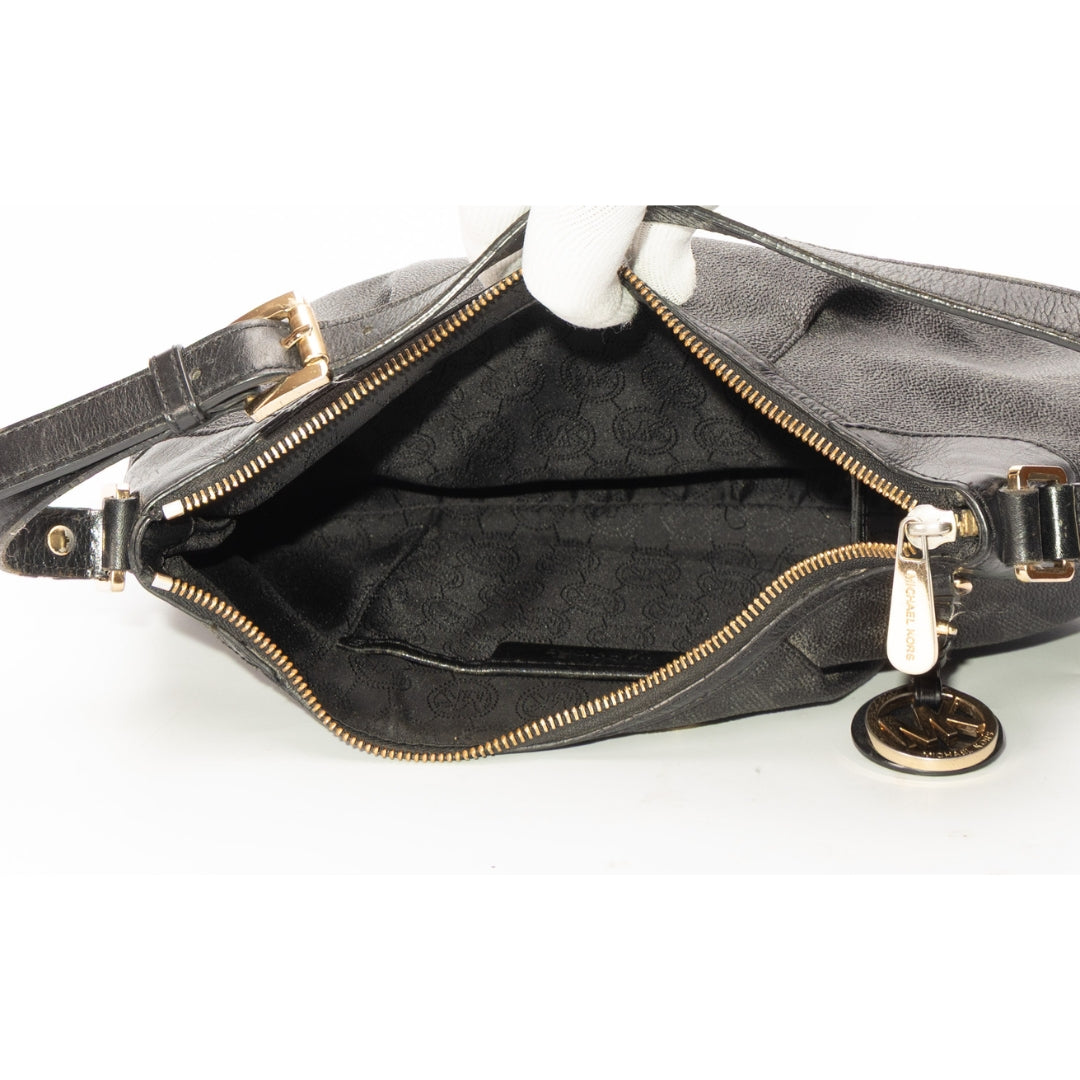 Michael Kors Black Saffiano Shoulder Bag