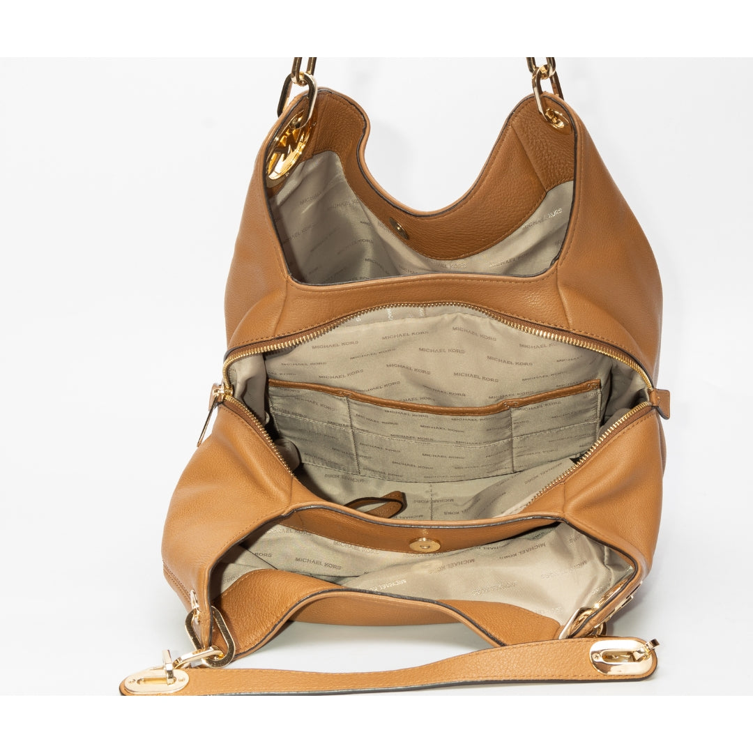 Michael Kors Brown Fulton Hobo Bag