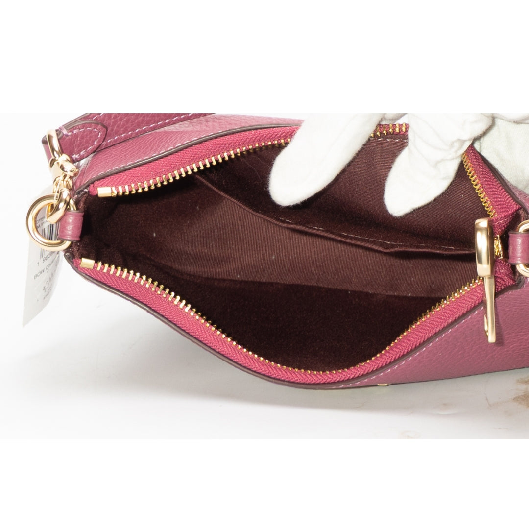 Coach Pink Signature Canvas Teri Shoulder Bag