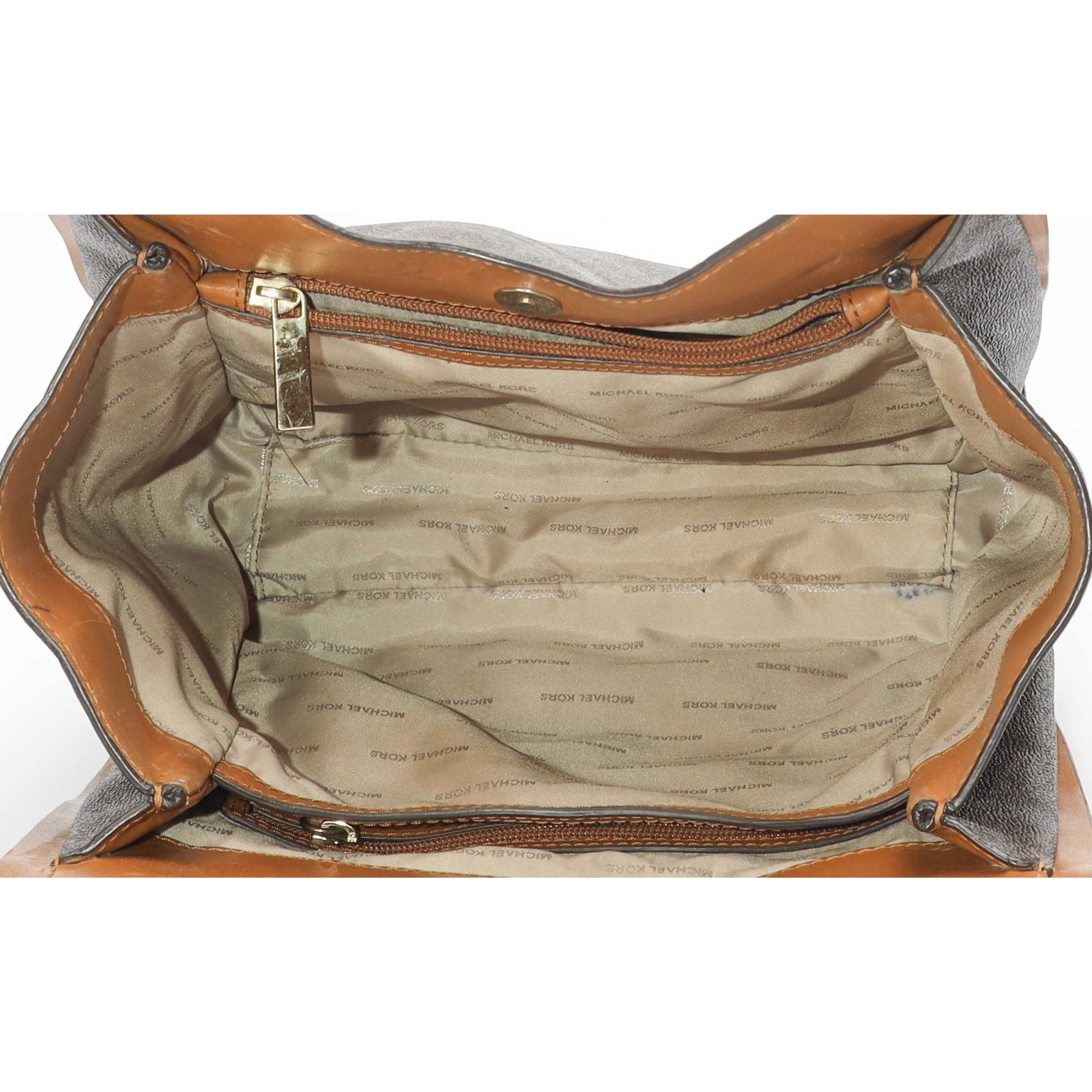 Michael Kors Newbury Signature Chain Shoulder Bag