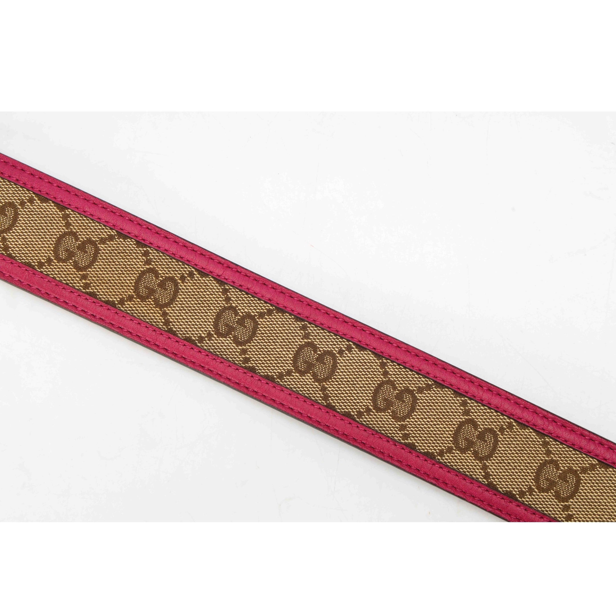 Gucci GG Buckle Leather Belt