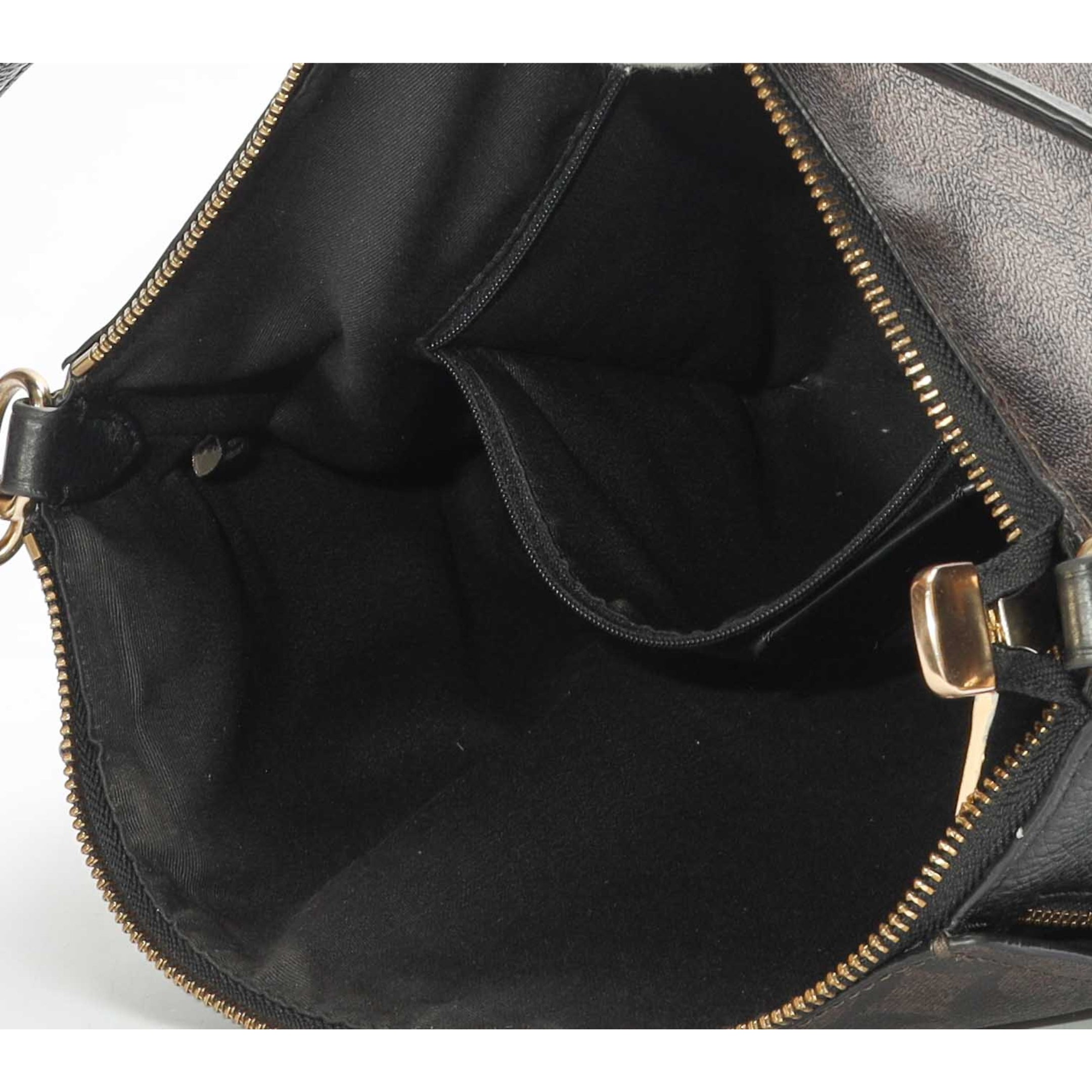 Coach Marlon Signature Canvas Hobo Bag