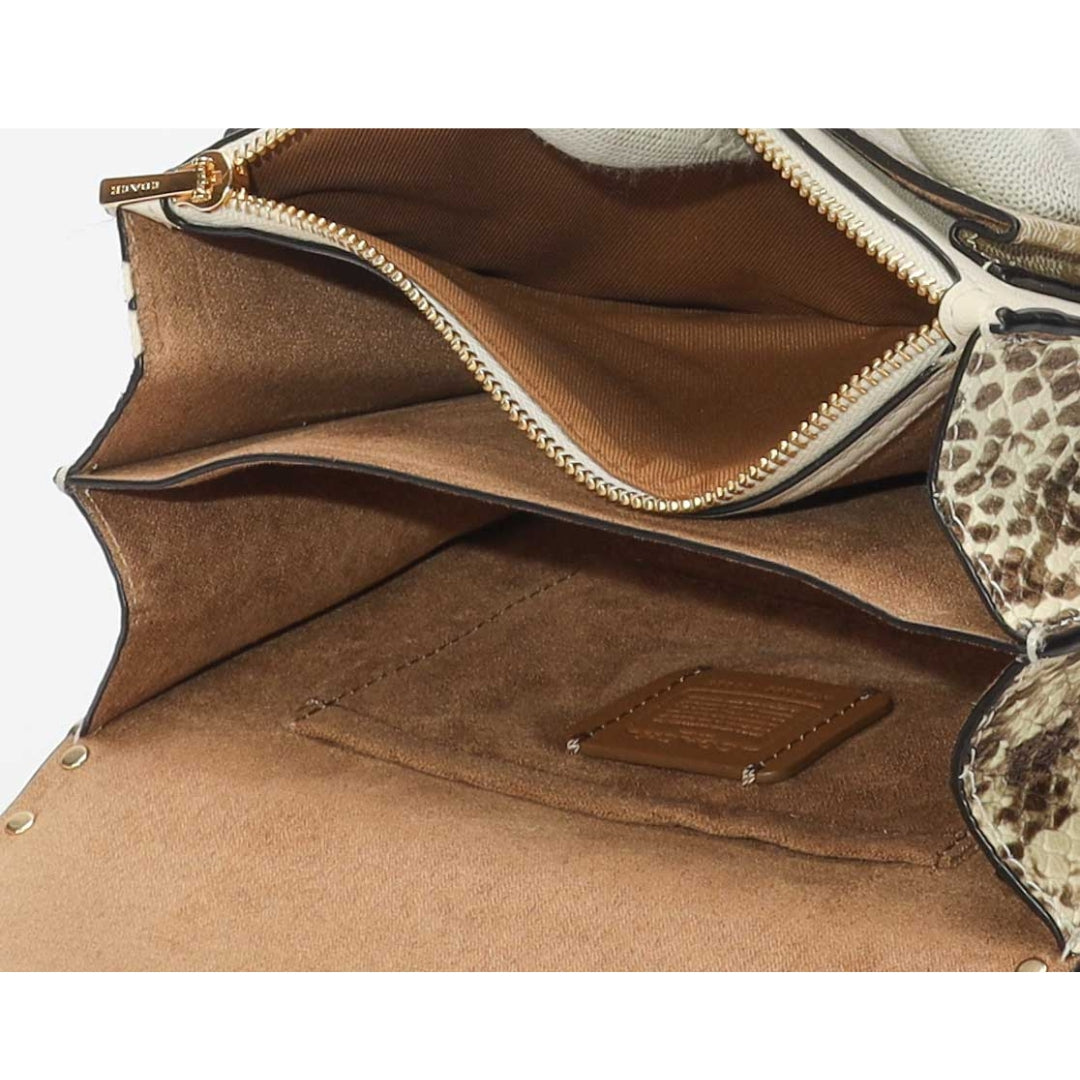 Coach Klare Rivets Foldover Belt Crossbody Bag
